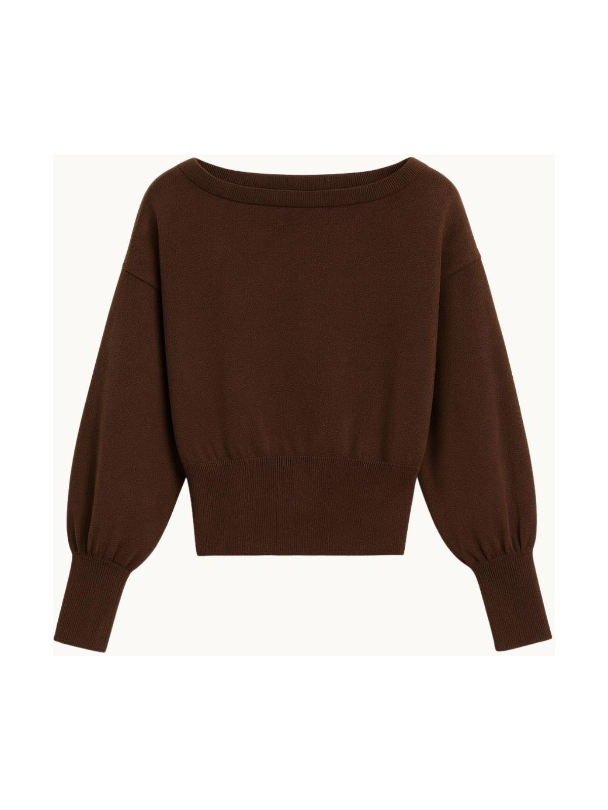 Mixray 6988 Kadın Asimetrik Rib Kesim Kayık Yaka Triko Kazak Gri - Görsel 7