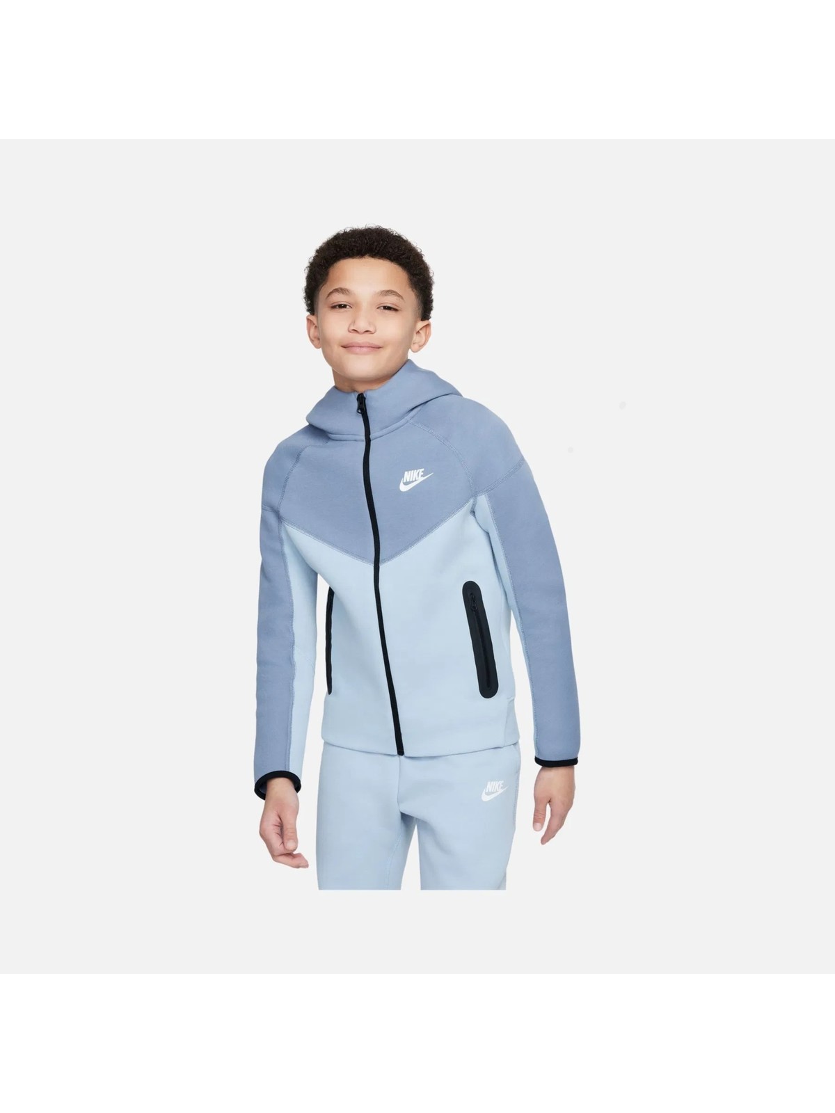 2AS Nike Tech Fleece Mavi Çocuk Eşofman Takımı