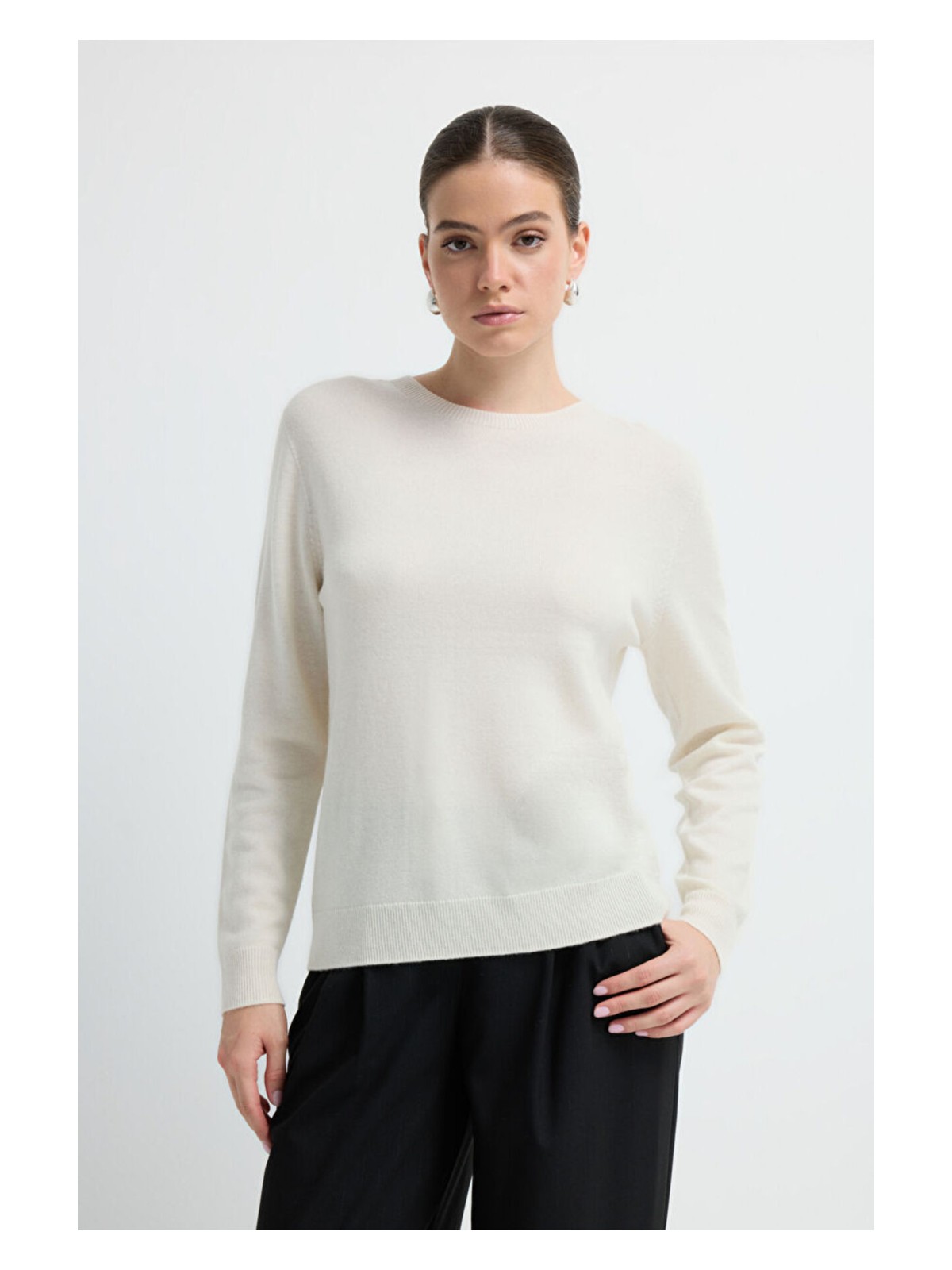 adL Adl Bisiklet Yaka Yün Triko Kazak Kemik 13945376000