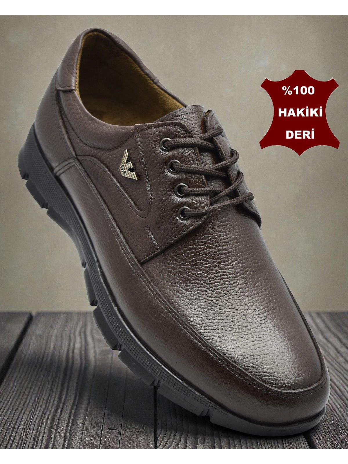 Ispartalılar 301 Ortopedik Topuk Masajlı Hakiki Deri Erkek Ayakkabı Kışlık Erkek Deri Ayakkabı - Görsel 4