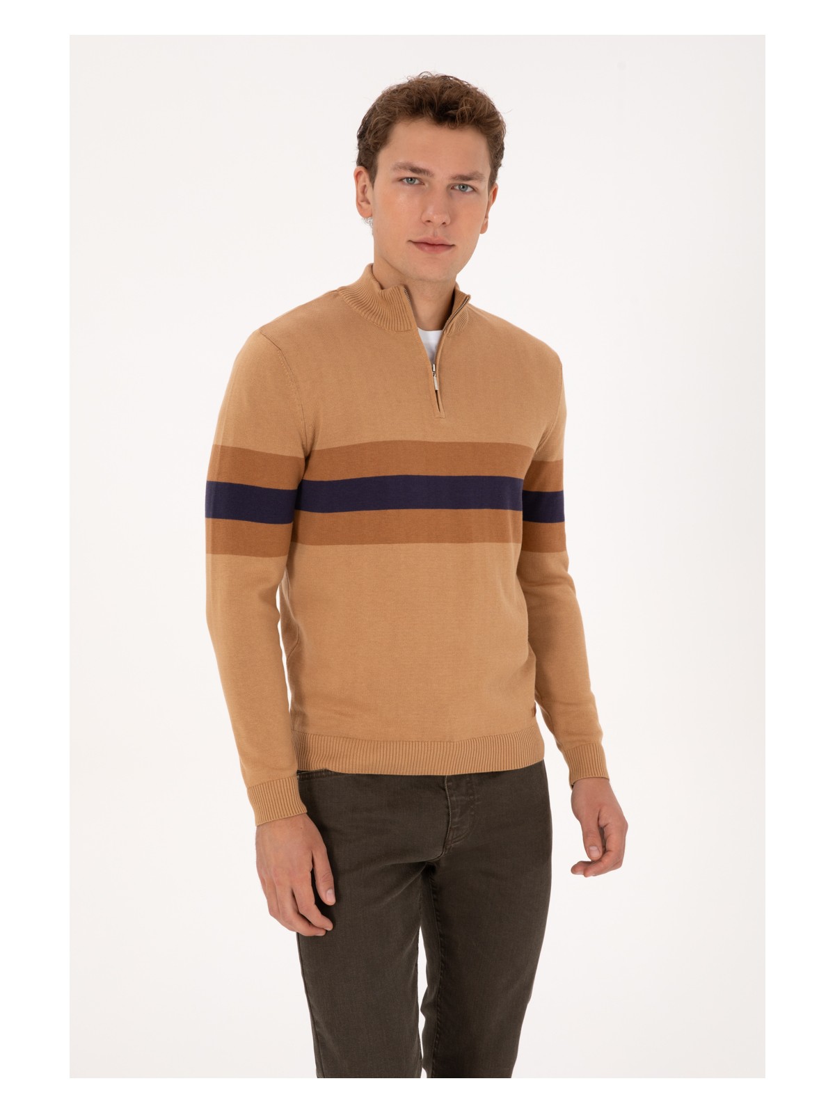 U.S. Polo Assn. U.s. Polo Assn. Erkek Lacivert Kazak /triko 50315034-VR033 - Görsel 3