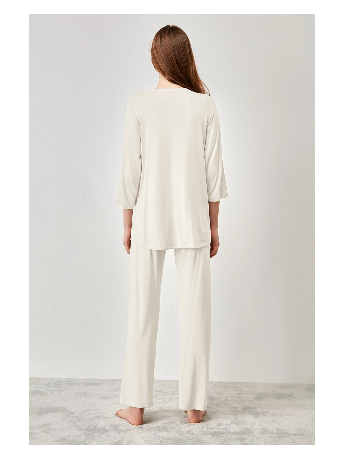 Catherine's Yumuşak Dokulu Hamile Pijama Takımı - Görsel 5