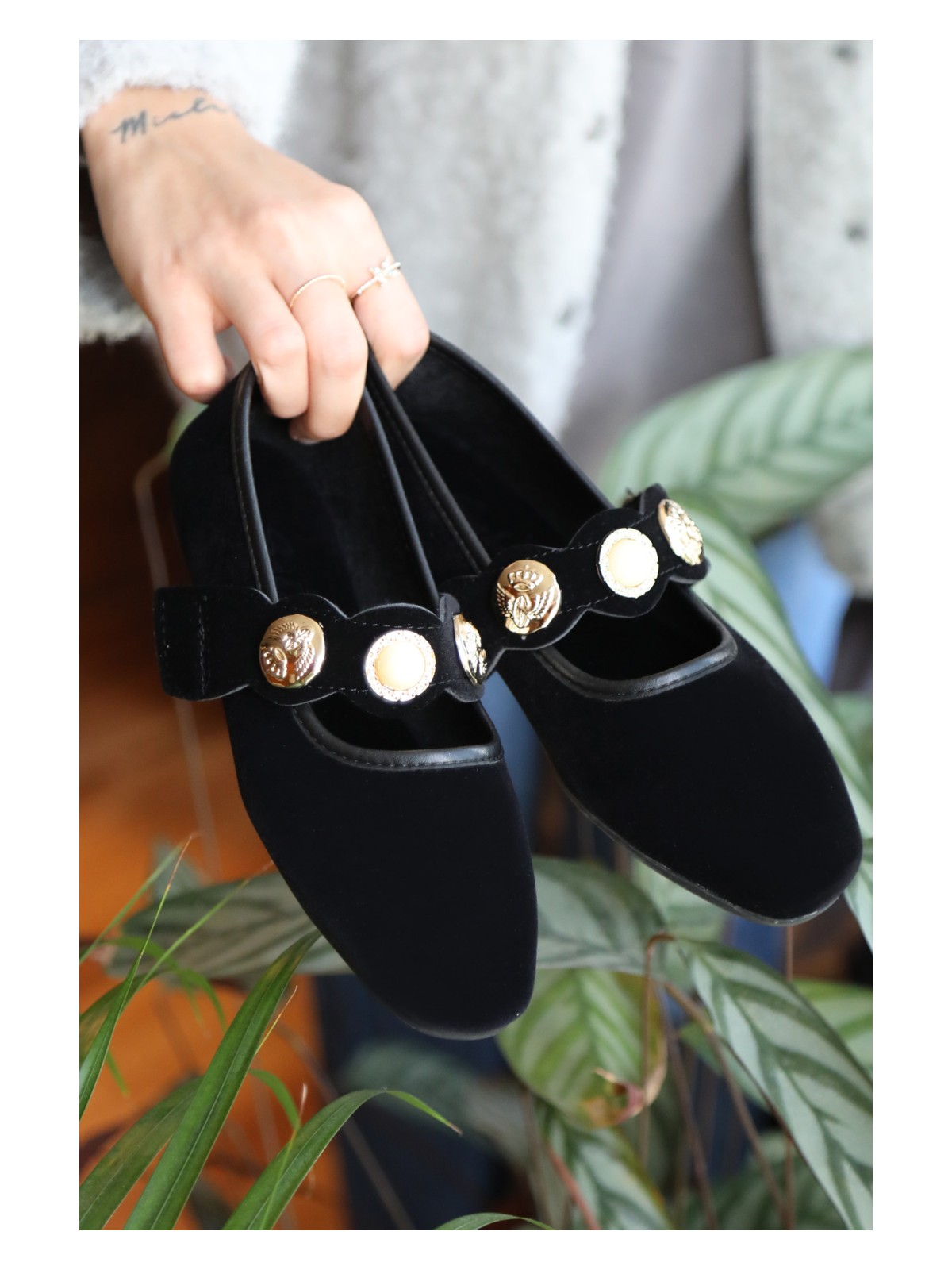 Renkli Butik Kadın Babet Rahat Günlük Ayakkabı - Görsel 3