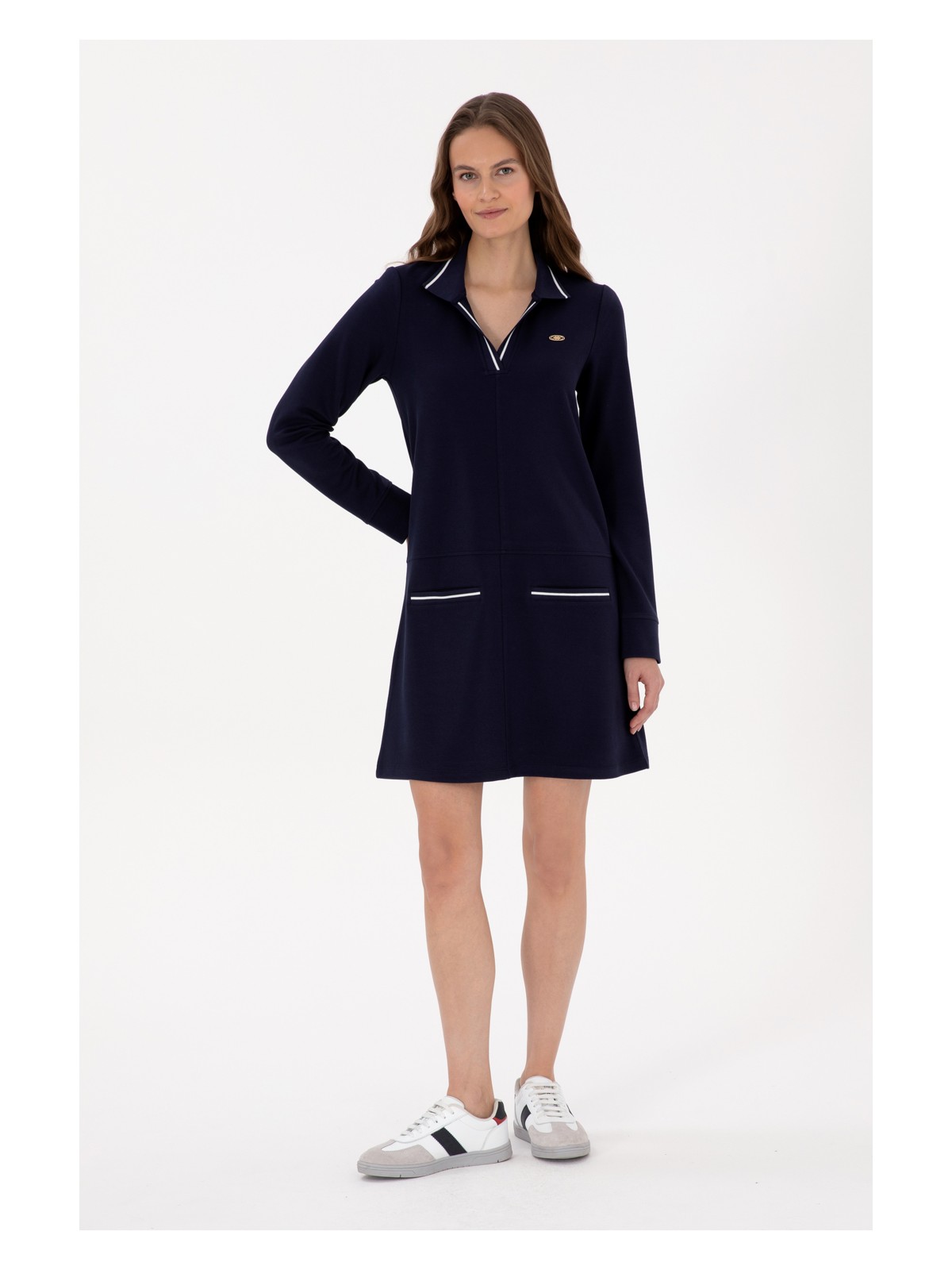 U.S. Polo Assn. U.s. Polo Assn. Kadın Mürdüm Elbise (Örme) 50314212-VR074