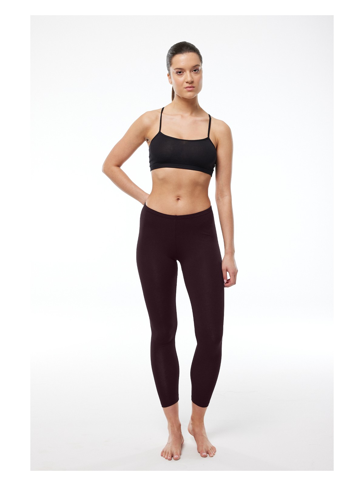 Malabadi Kadın Kahverengi Modal Uzun Tayt 190