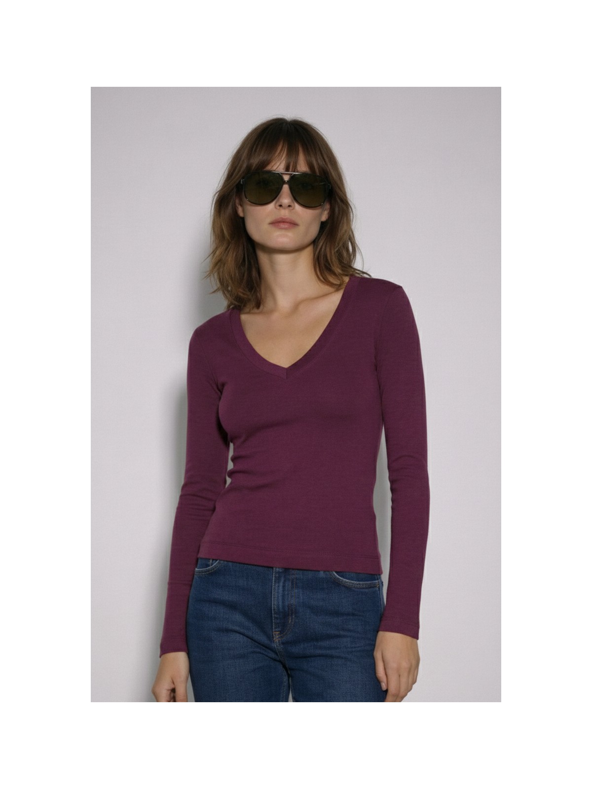 Babokah x Ngulincetin V Yaka Uzun Kol Üst - Görsel 8