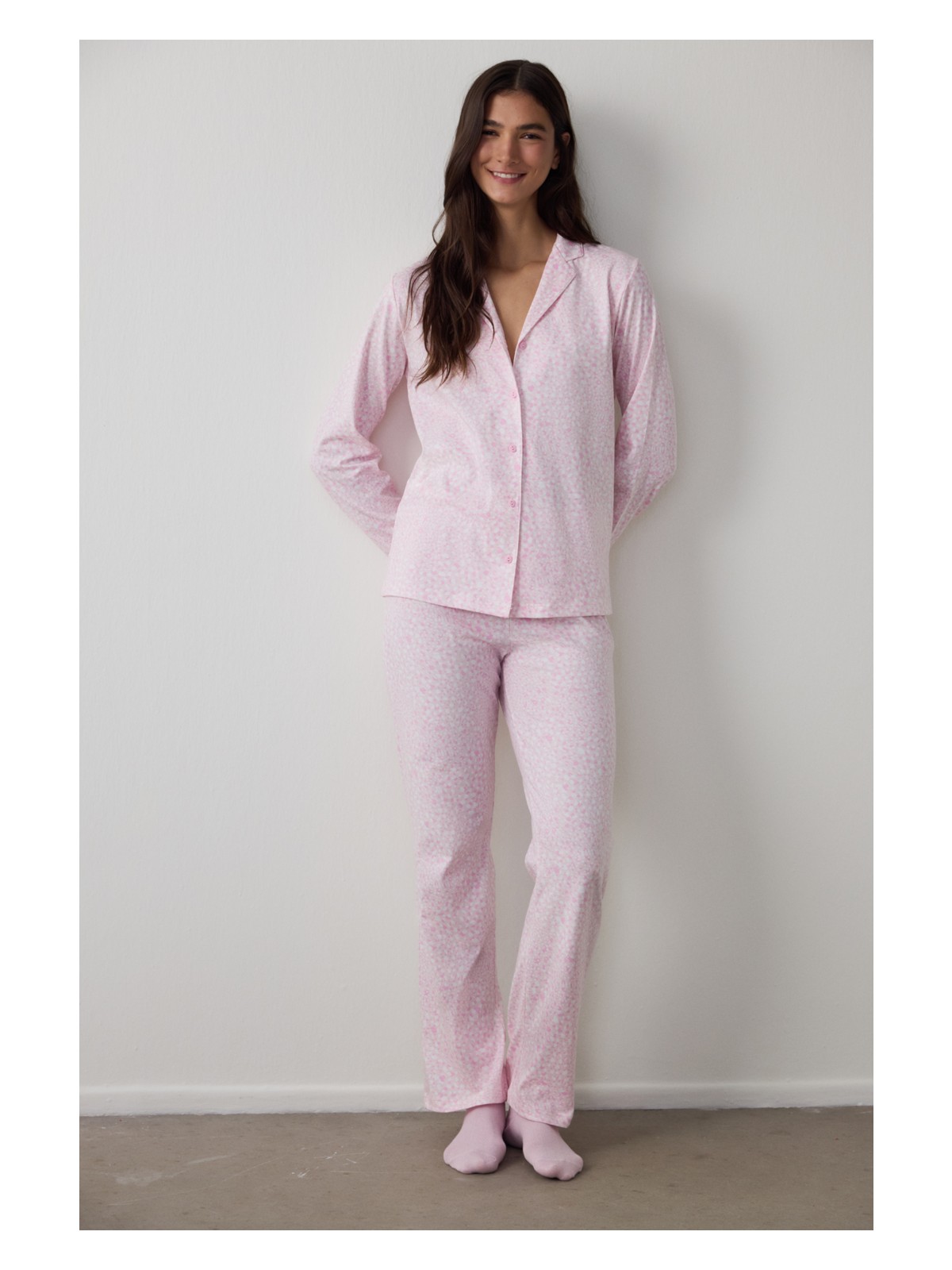 Penti Pembe Quinn Gömlek Pantolon Pijama Takımı