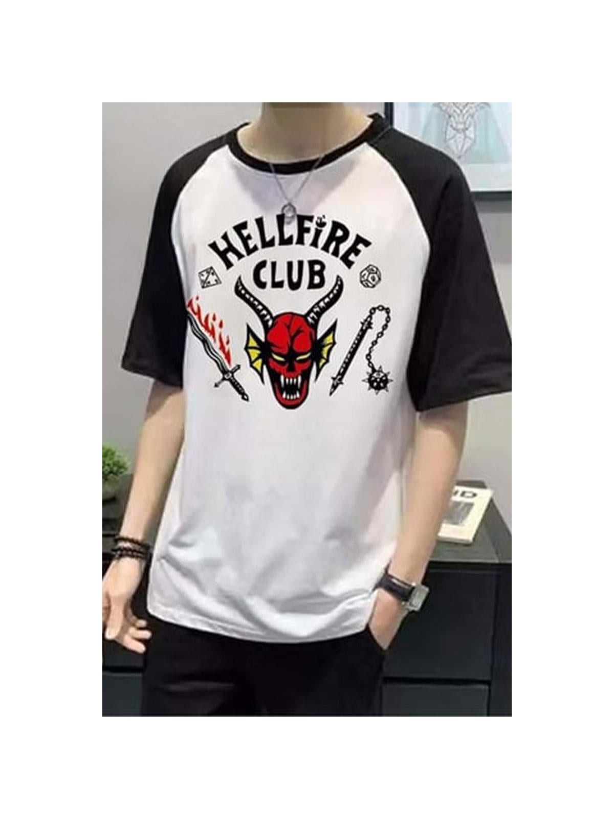 8line Stranger Things Hellfire Club Unisex T-Shirt