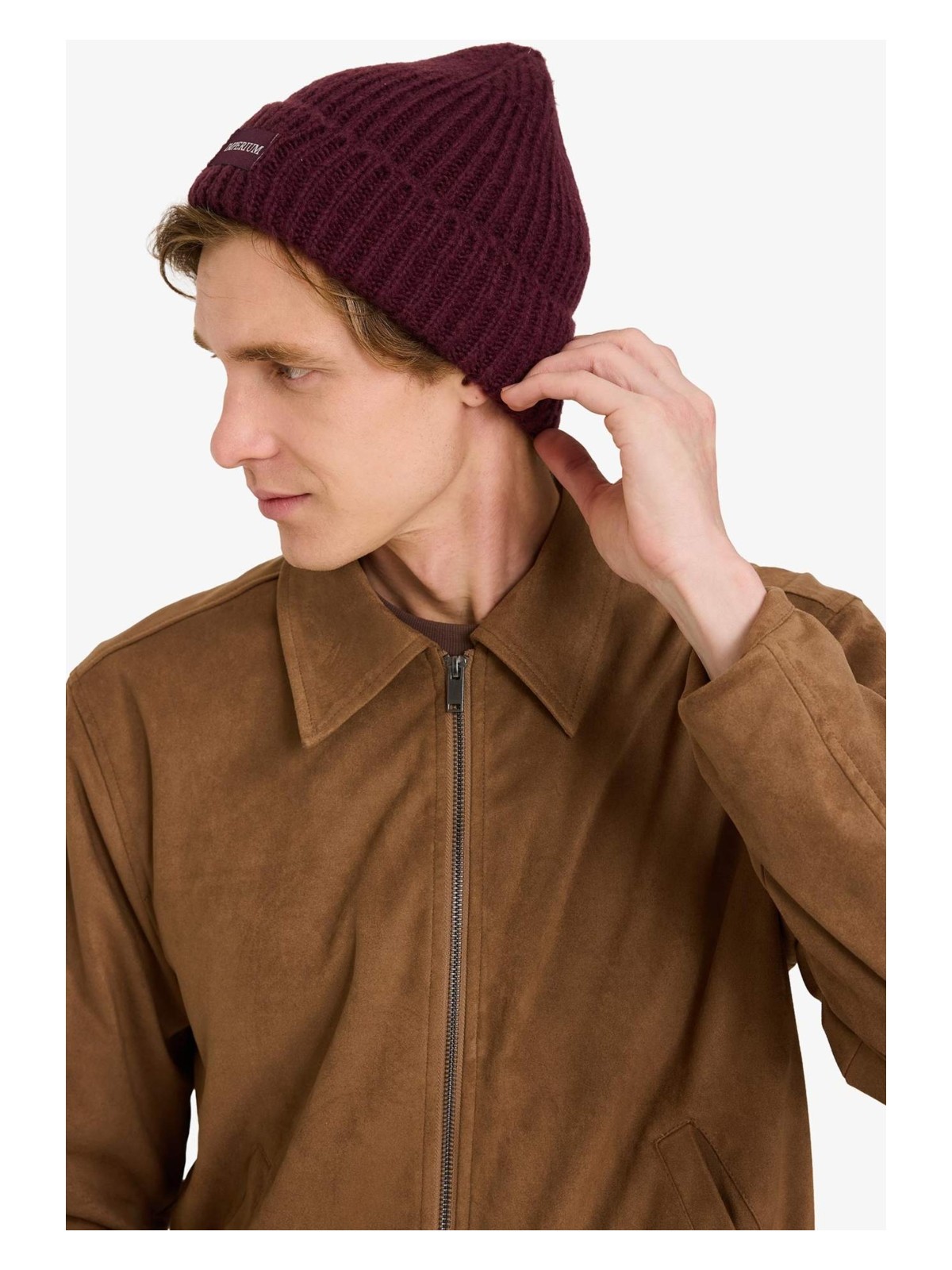 DeFacto Erkek Dokuma Etiketli Bere U9177AZ25WN - Görsel 7