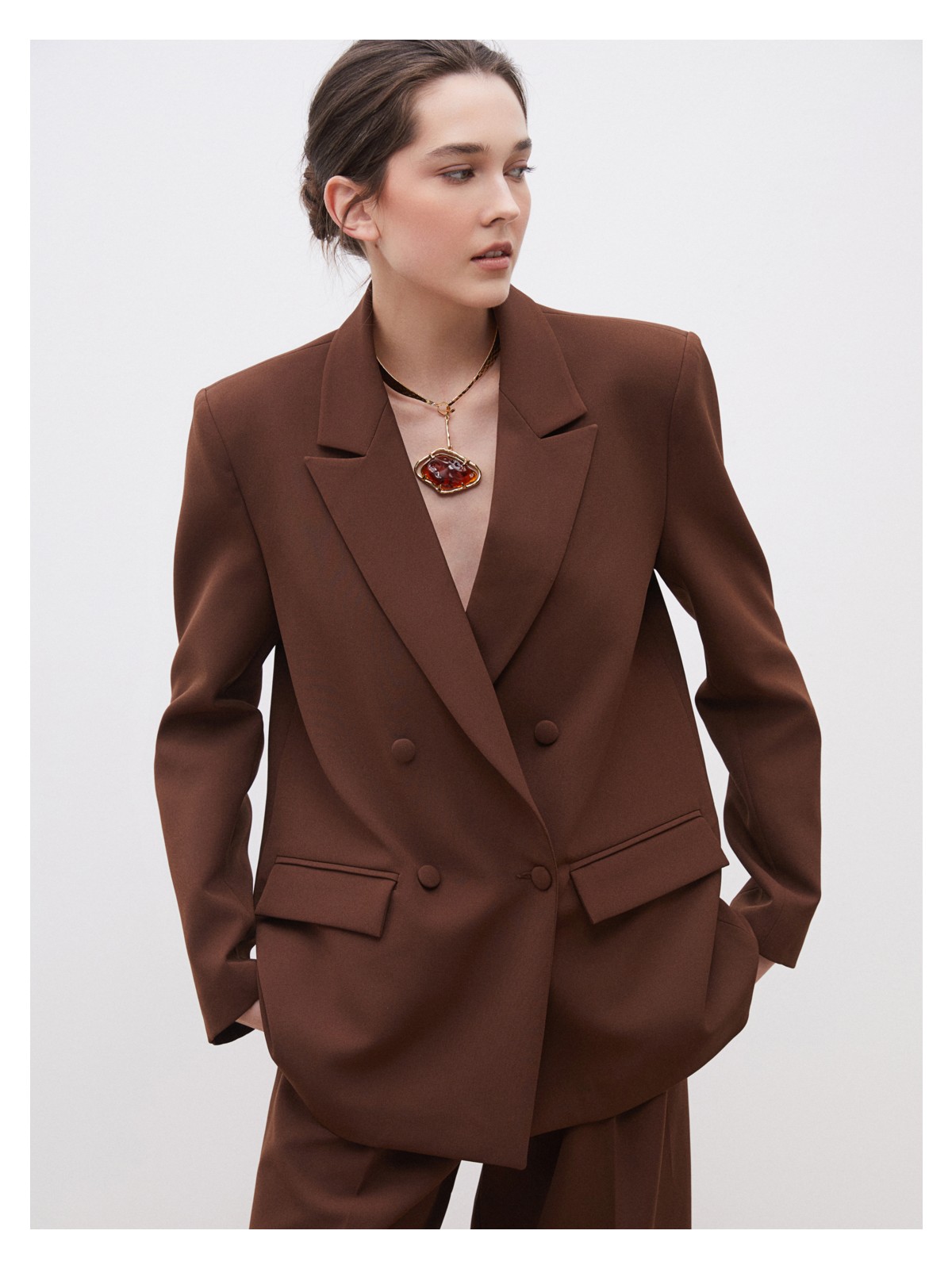 Soulife Krep Kadın Blazer Ceket