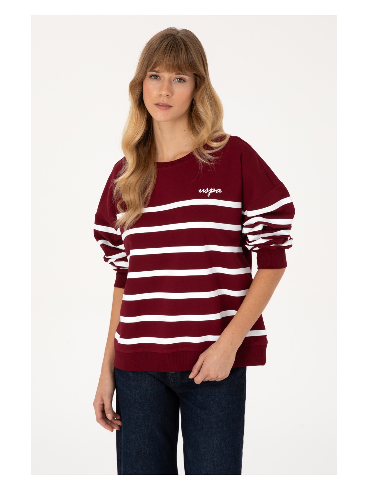 U.S. Polo Assn. U.s. Polo Assn. Kadın Siyah Sweatshirt 50313572-VR046 - Görsel 3