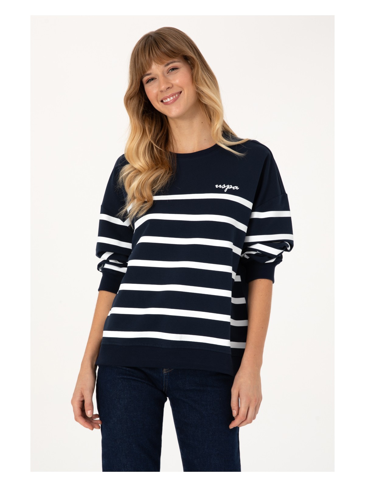 U.S. Polo Assn. U.s. Polo Assn. Kadın Lacivert Sweatshirt 50313572-VR033