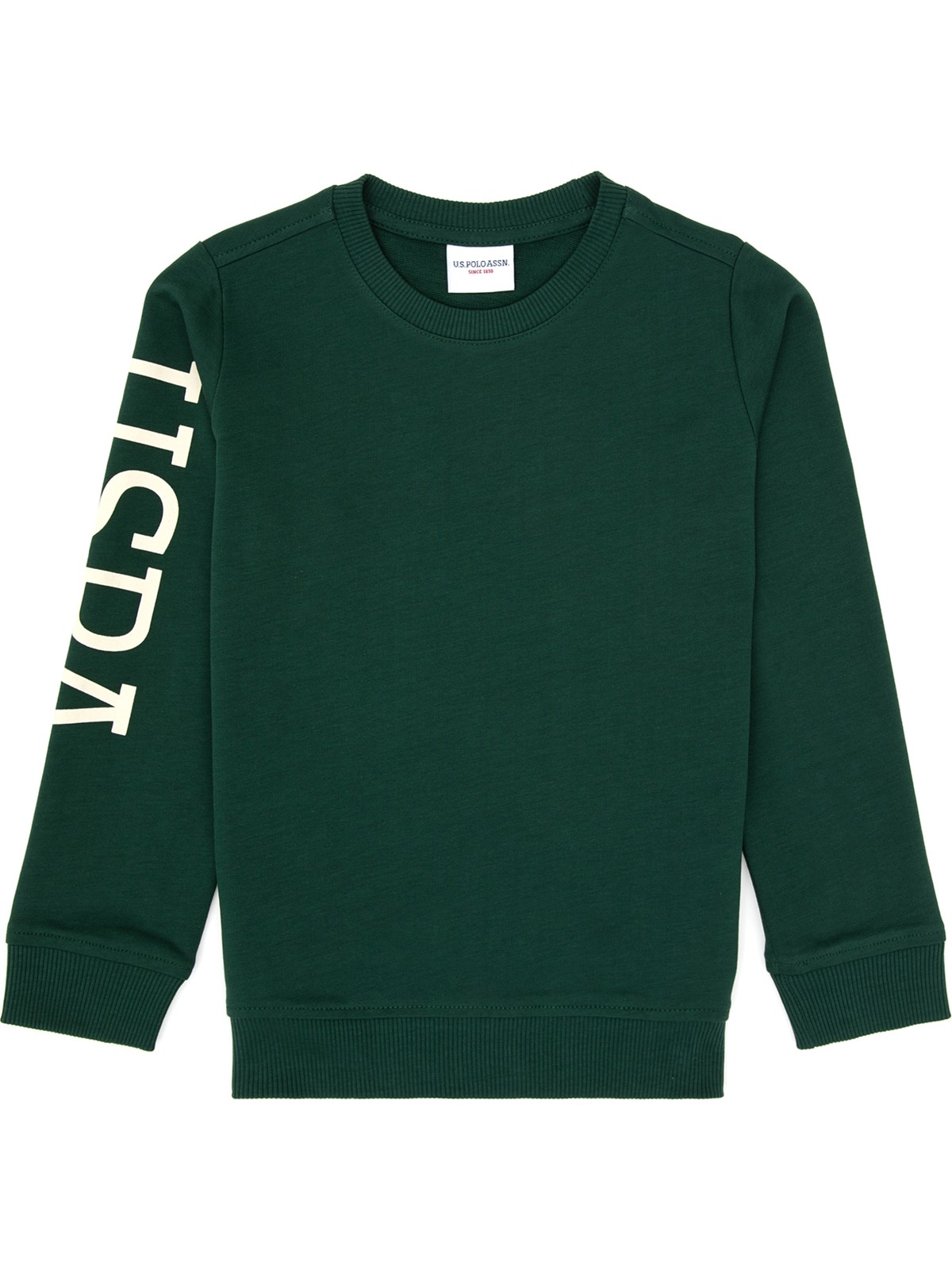 U.S. Polo Assn. Erkek Çocuk Açık Lacivert İnce Bisiklet Yaka Basic Sweatshirt 50313831-VR059 - Görsel 9