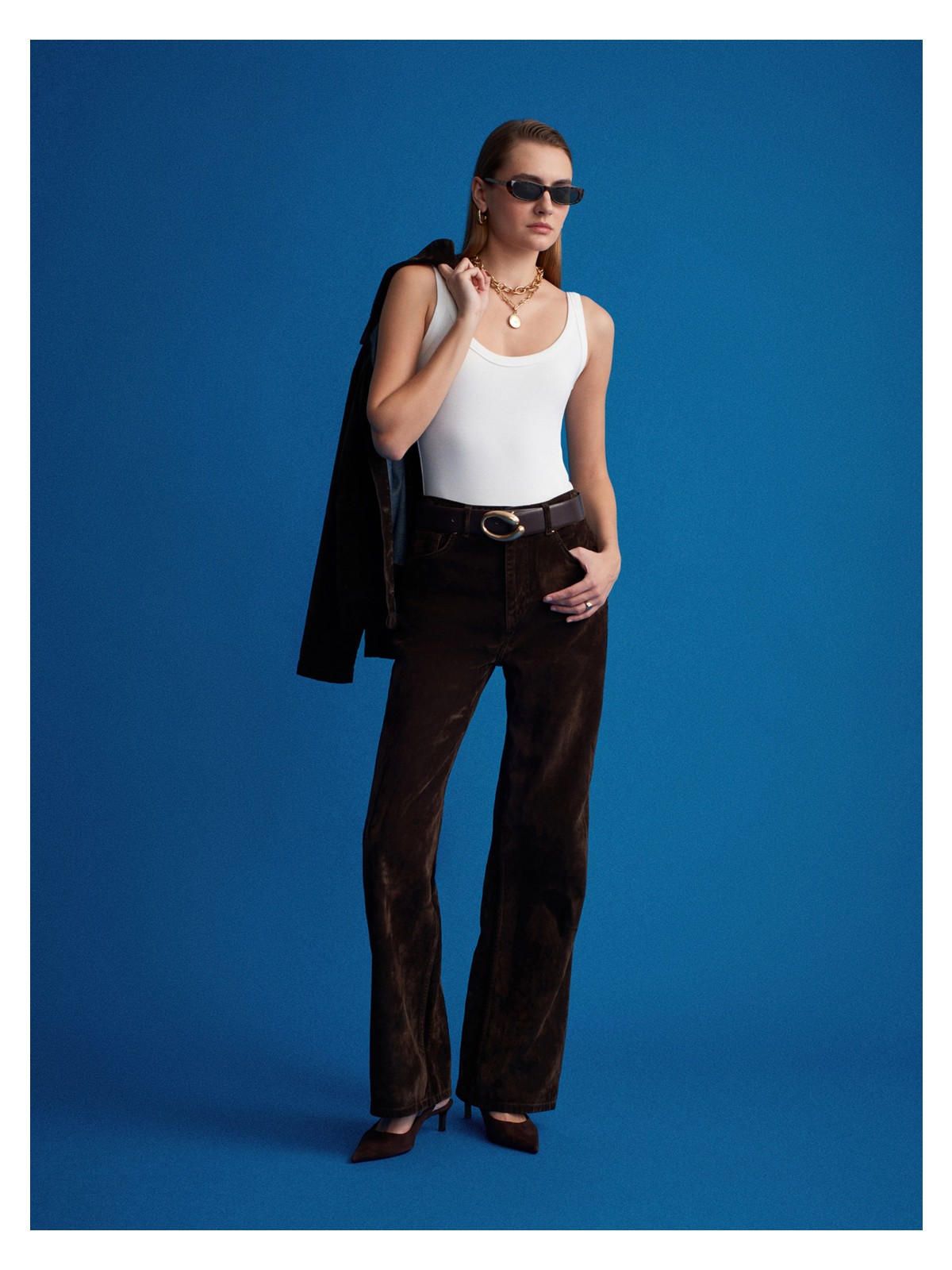 Dilvin 21053 Askılı Bodysuit-Bordo - Görsel 4