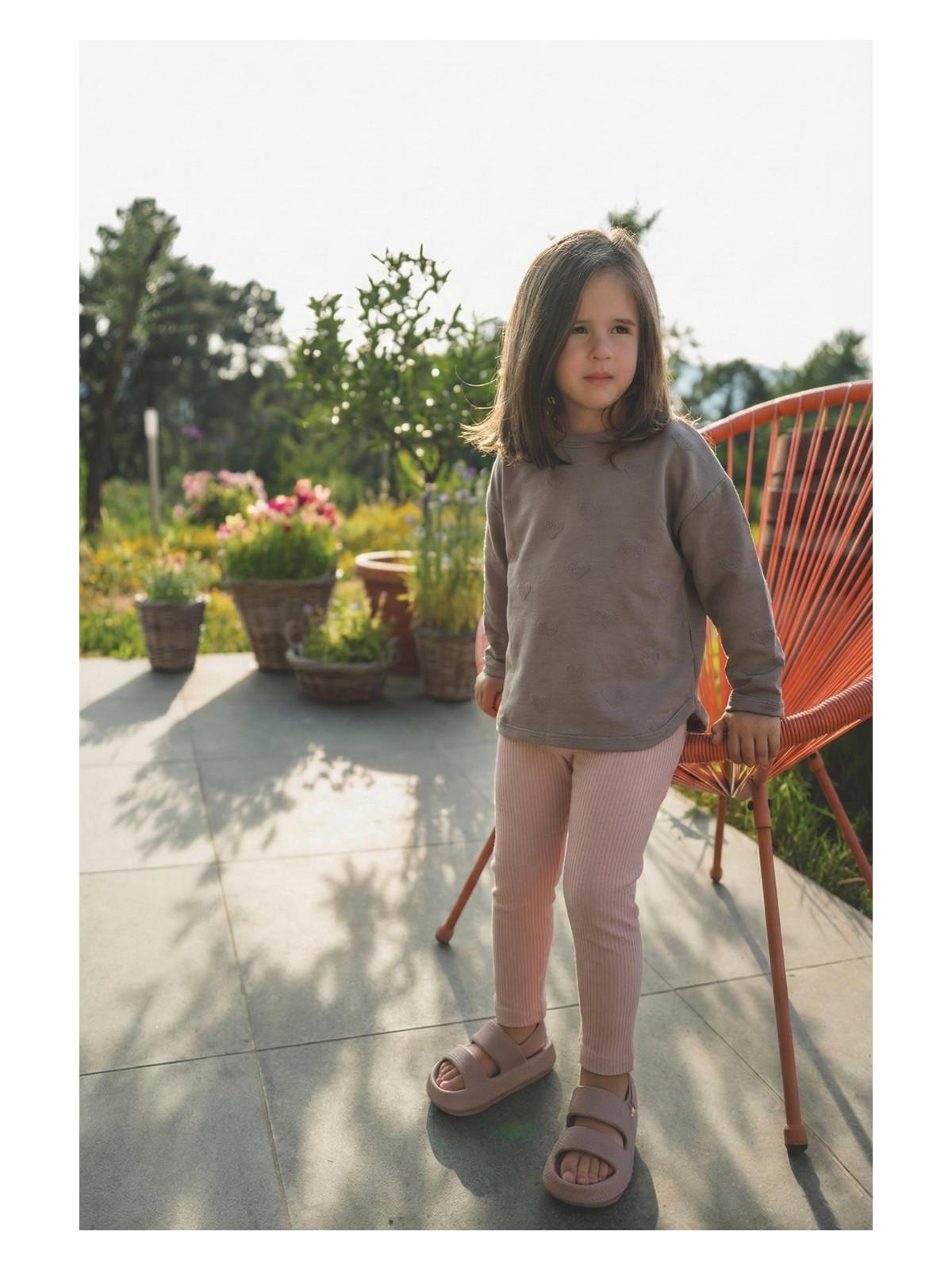 Cigit Uzun Kollu T-Shırt Takım 1-7 Yaş Vizon