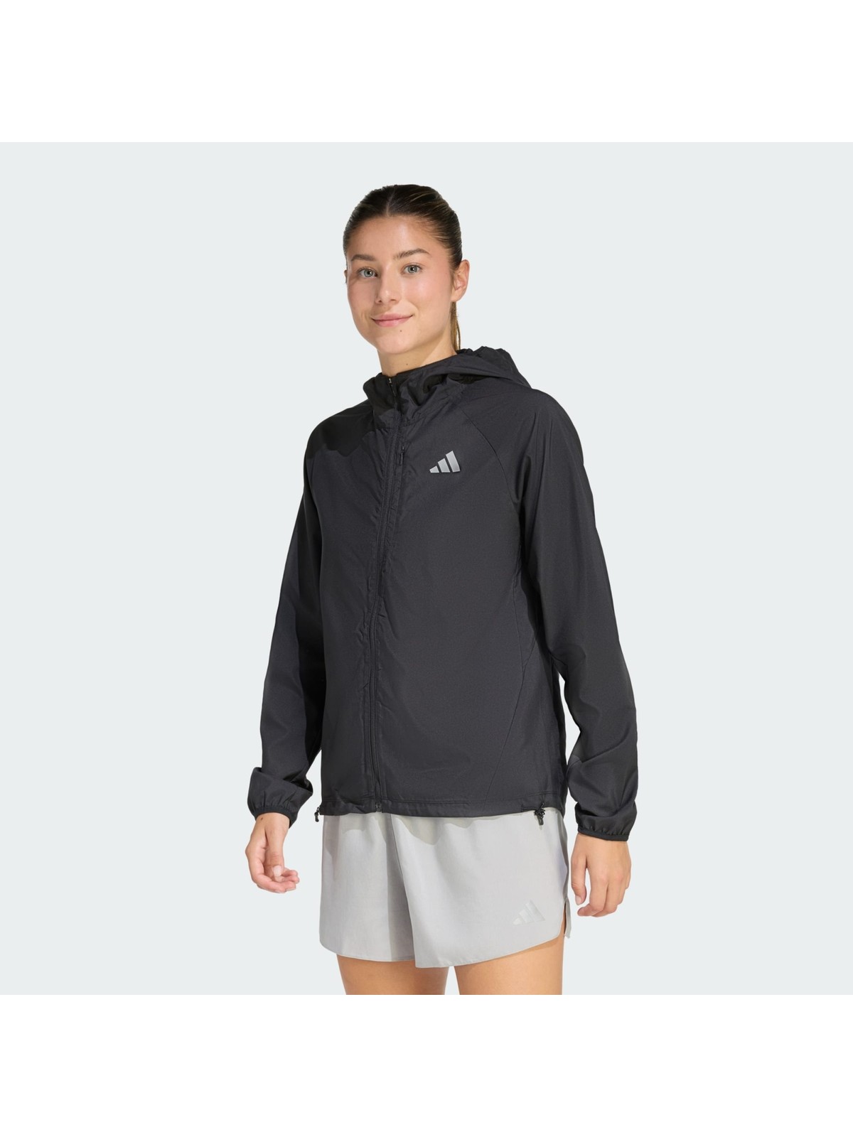 adidas Adi365 Running Essentials Kadın Siyah Koşu Ceketi.-