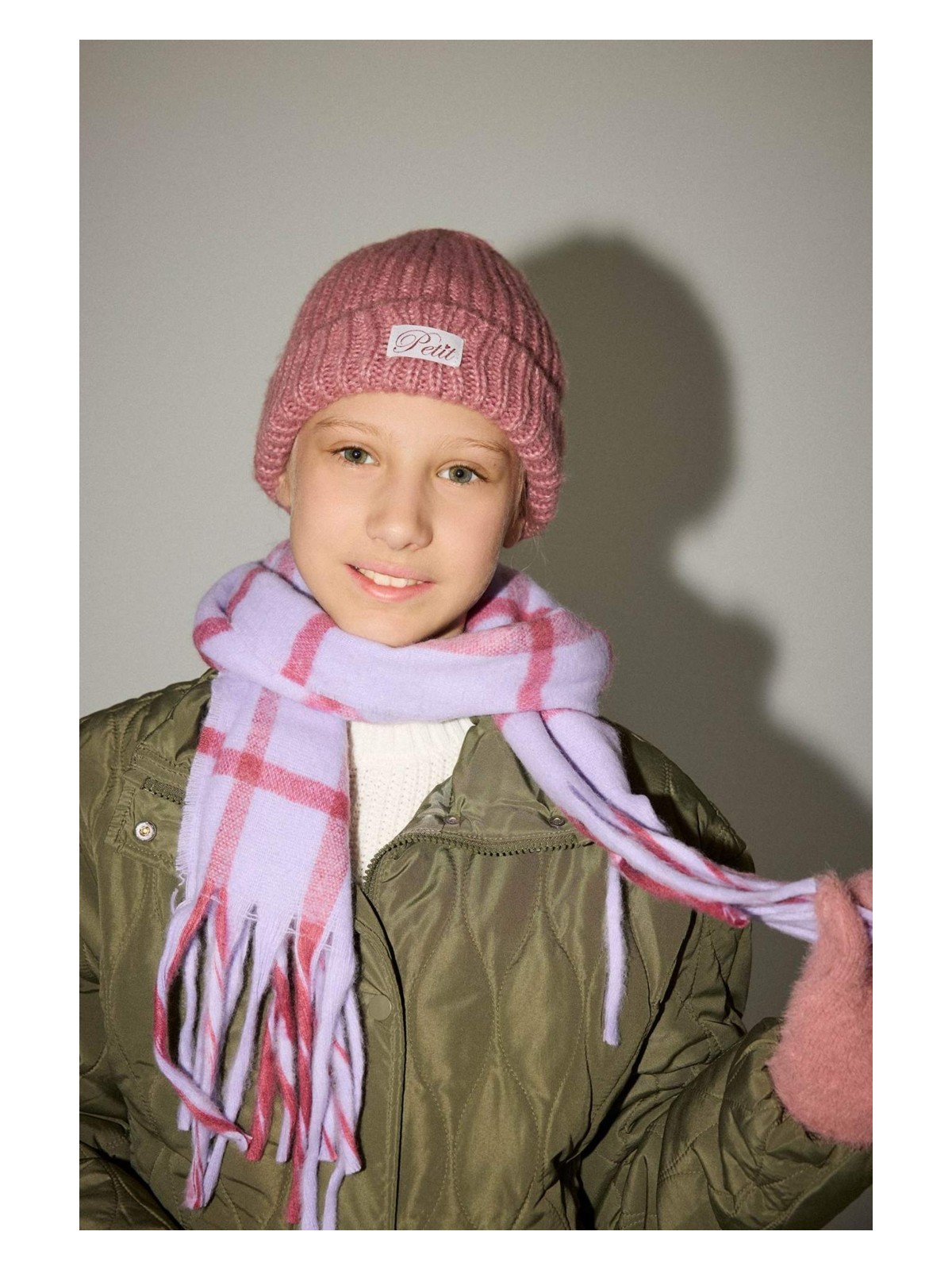 DeFacto Dokuma Etiketli Bere Kız Çocuk C7169A825WN