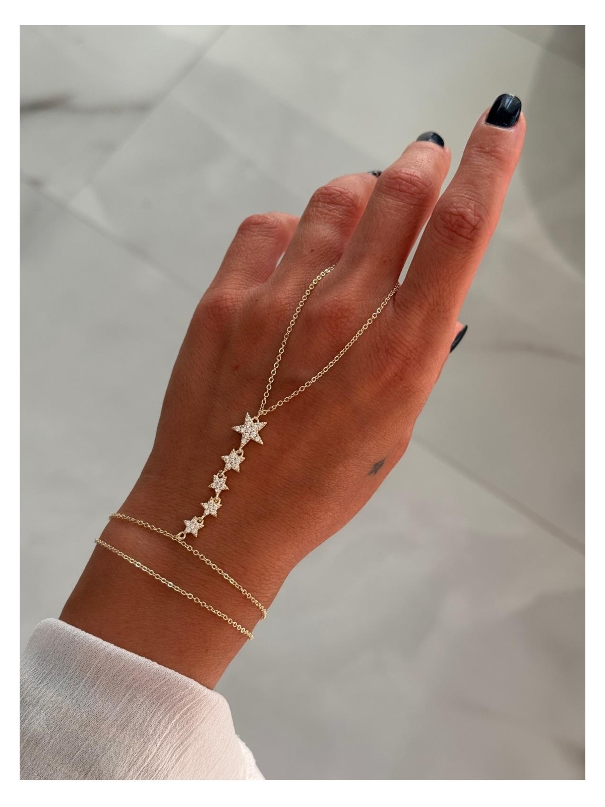 Hercy Renk Atmaz Yıldız Şahmeran | Yıldızlı Şahmeran Bileklik | Zirkon Taşlı Ithal Şahmeran