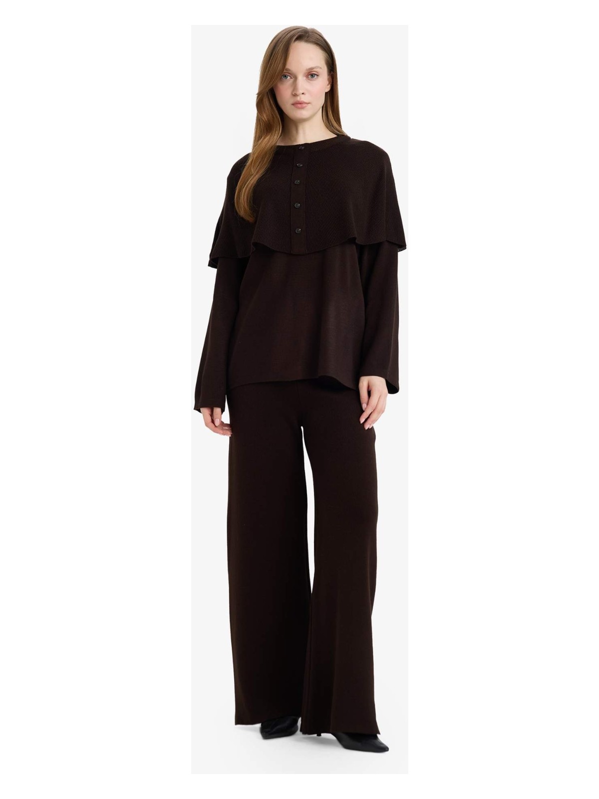 DeFacto Wide Leg Triko Pantolon G7248AX25CW