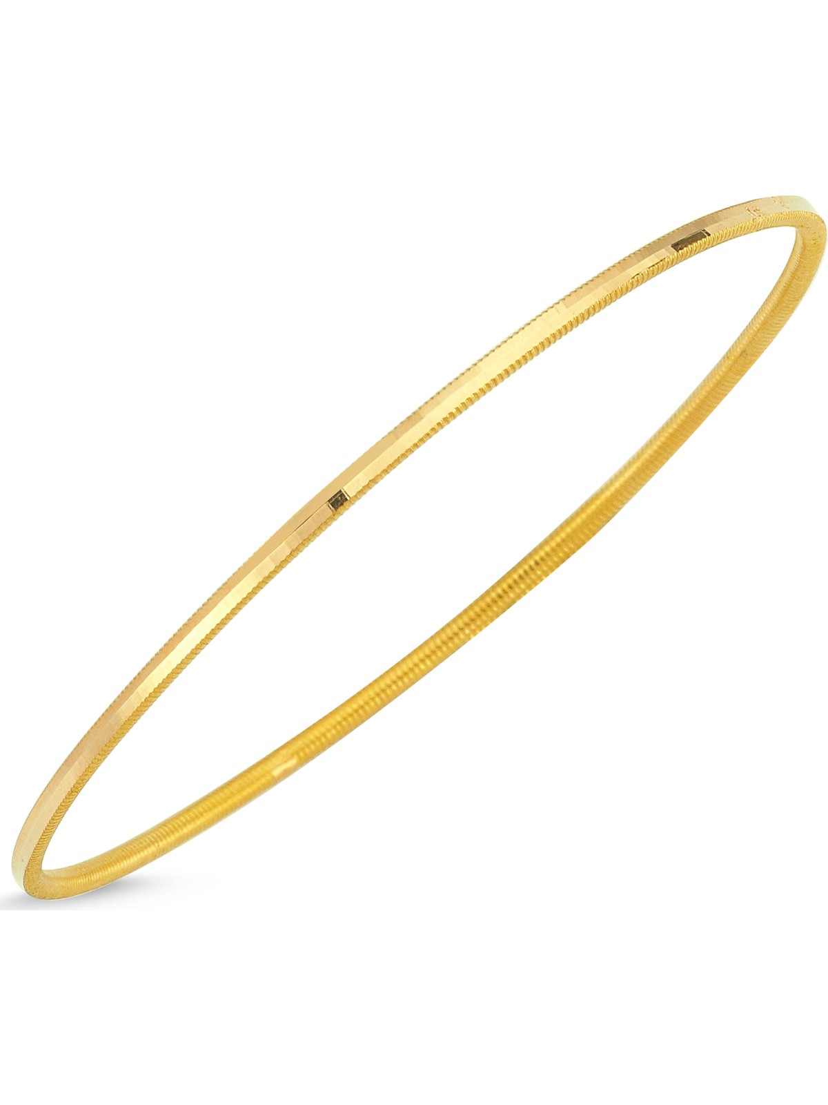 Altında Fırsat 8 gram 22 ayar Altın Oluklu Ajda Bilezik