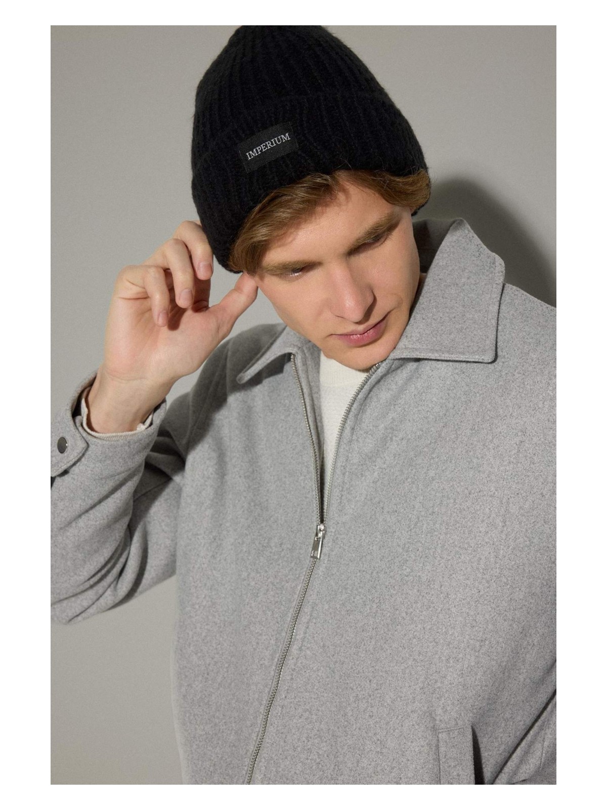 DeFacto Erkek Dokuma Etiketli Bere U9177AZ25WN - Görsel 6