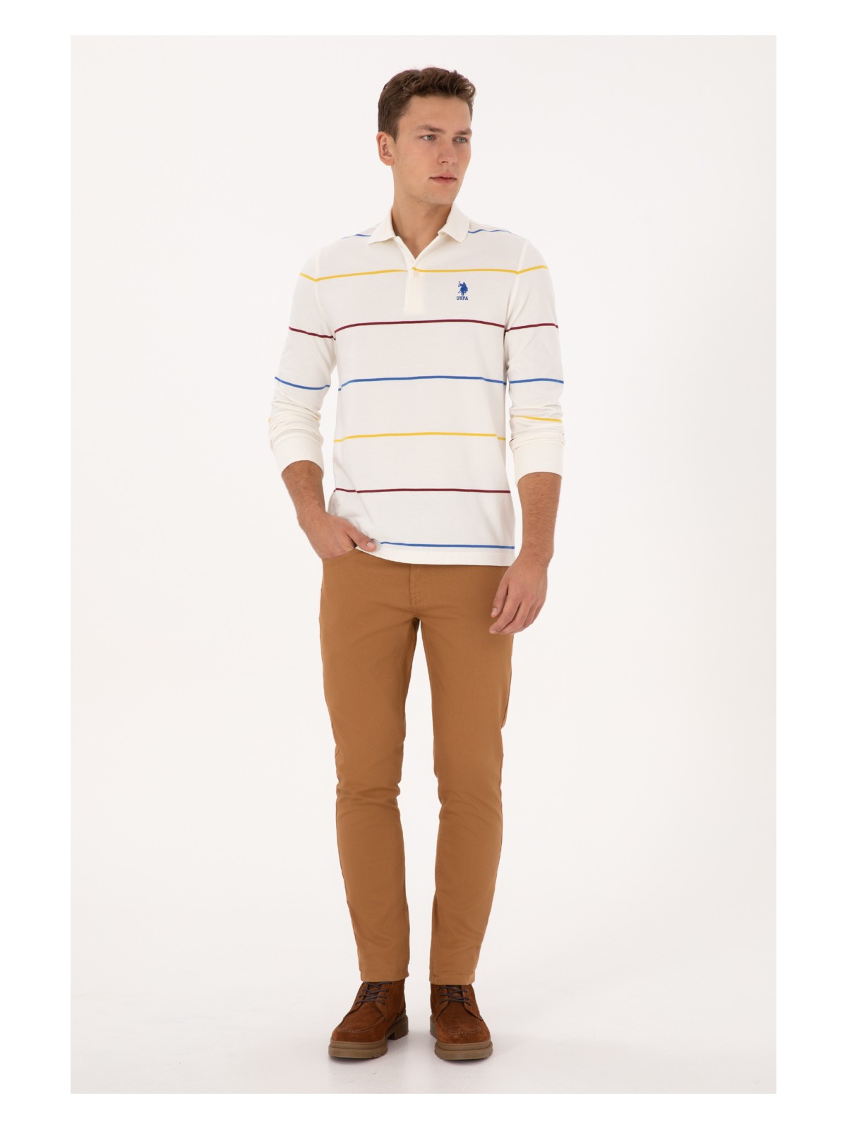 U.S. Polo Assn. U.s. Polo Assn. Erkek Siyah Pantolon (Kanvas-Chino) 50316835-VR046 - Görsel 5