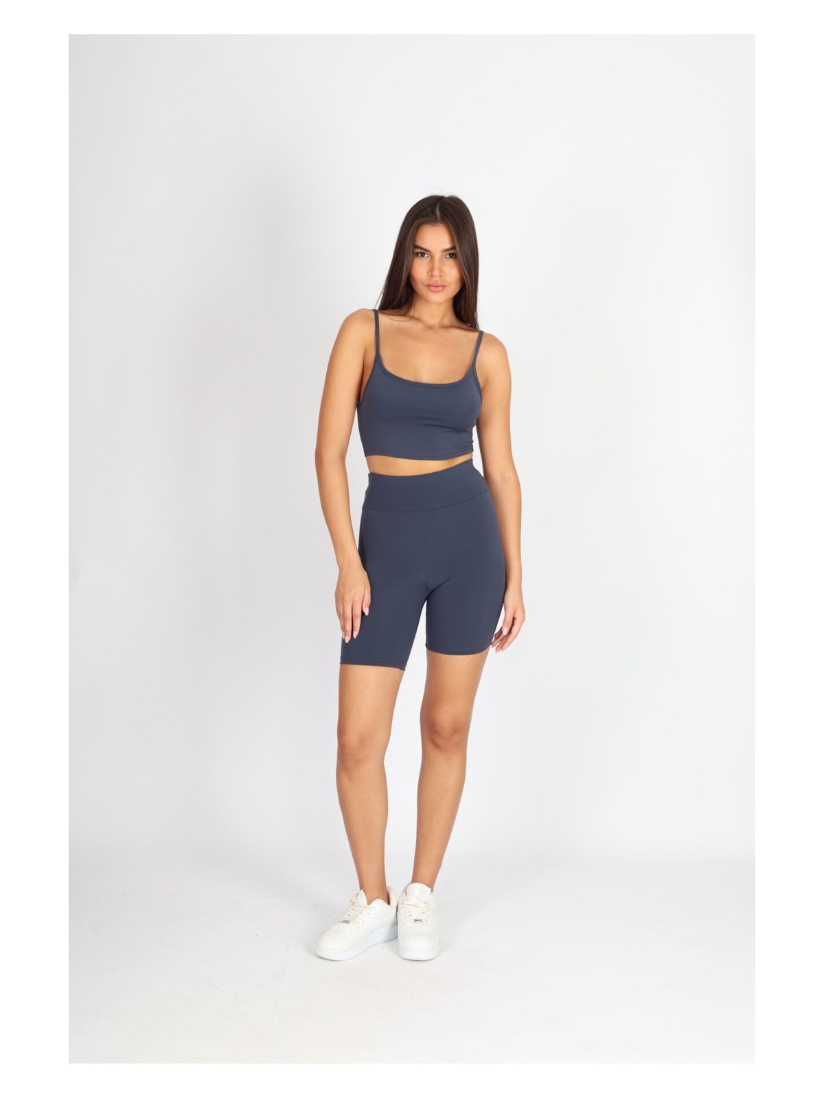 Soft & Basic Softandbasic Kadın Bıker Toparlayıcı Premium Kumaş Spor Günlük Rahat Tayt