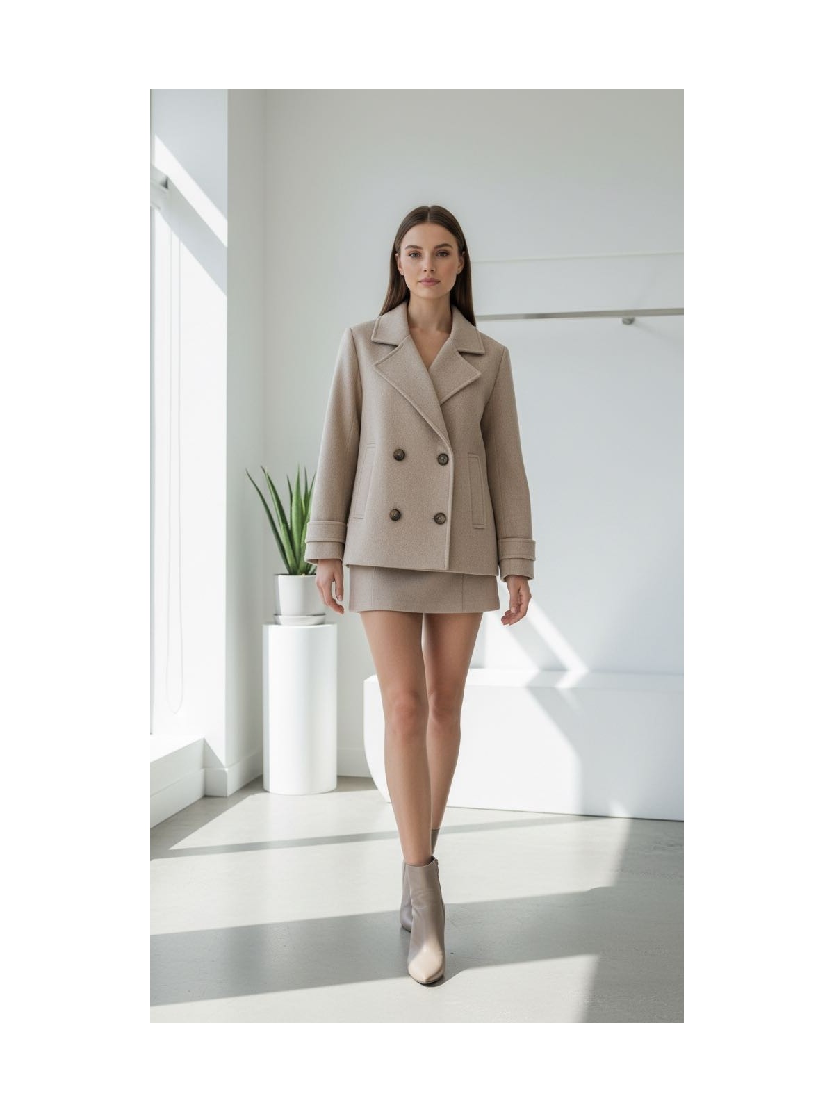 Libreprive Kısa Kaşe Mont Bomber Ceket - Görsel 4