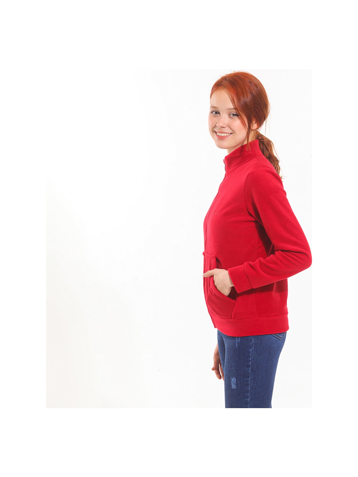 Slazenger SOUL I Kadın Polar Lacivert - Görsel 5