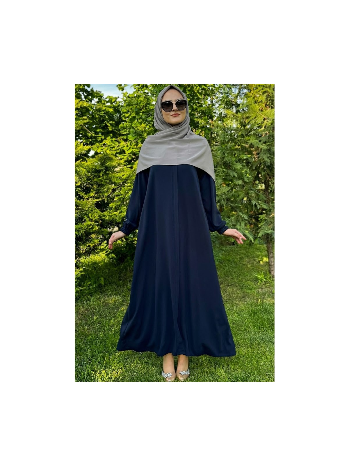 Medine Ipeği Düz Ferace - Görsel 4