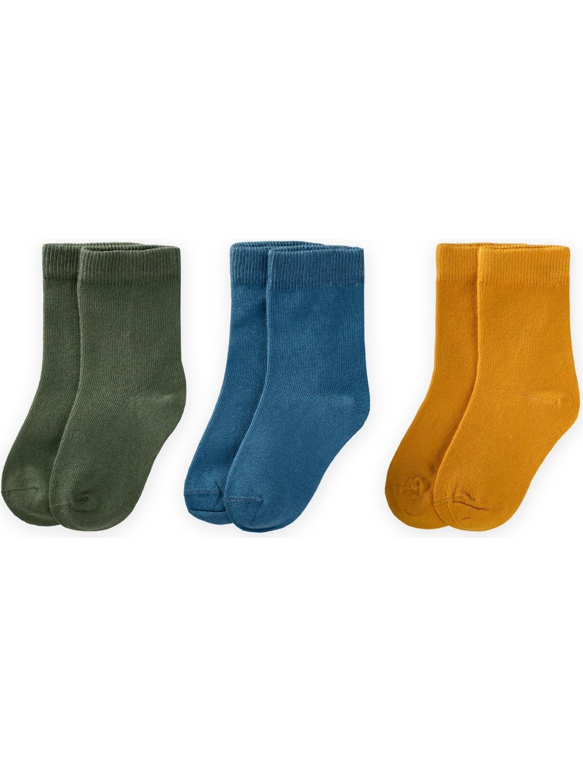 Cigit Üçlü Çocuk Çorabı 3-10 Yaş Kum, Pudra, Gül Kurusu - Görsel 4