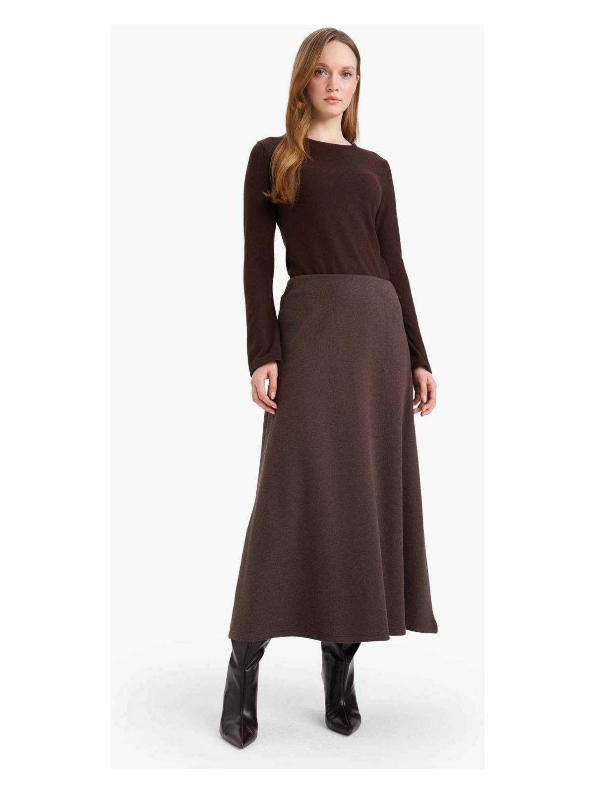 DeFacto A Kesim Selanik Kumaş Etek G9388AX26SP