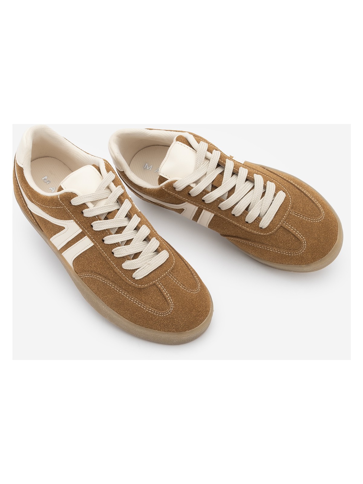 Marjin Kadın Sneaker Bağcıklı Düz Taban Spor Ayakkabı Tiyone Beyaz - Görsel 9