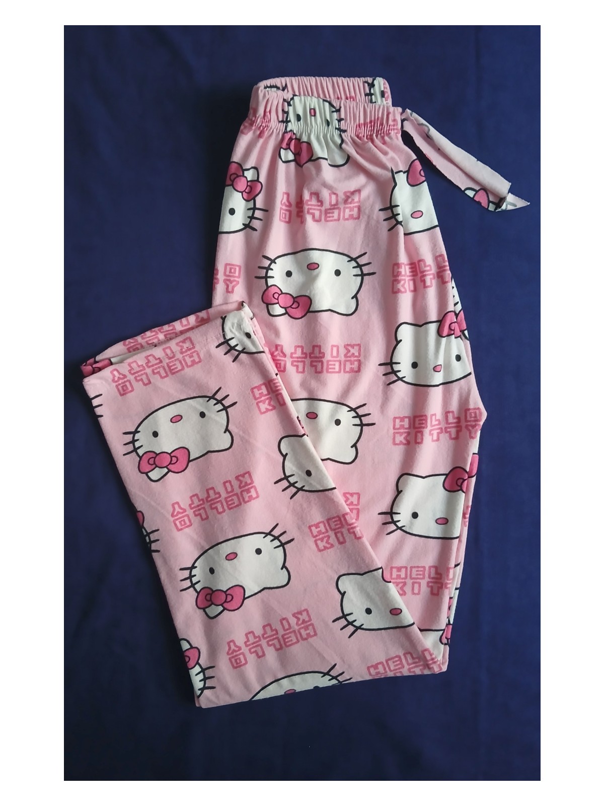 Bukadınca Hello Ktty Desenli Pamuklu Pijama Tek Alt ( Cotton )