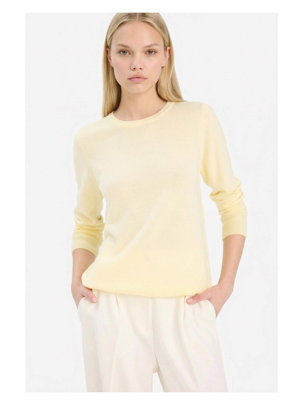 DeFacto Regular Fit Bisiklet Yaka Triko Kazak F7091AZ25WN - Görsel 4