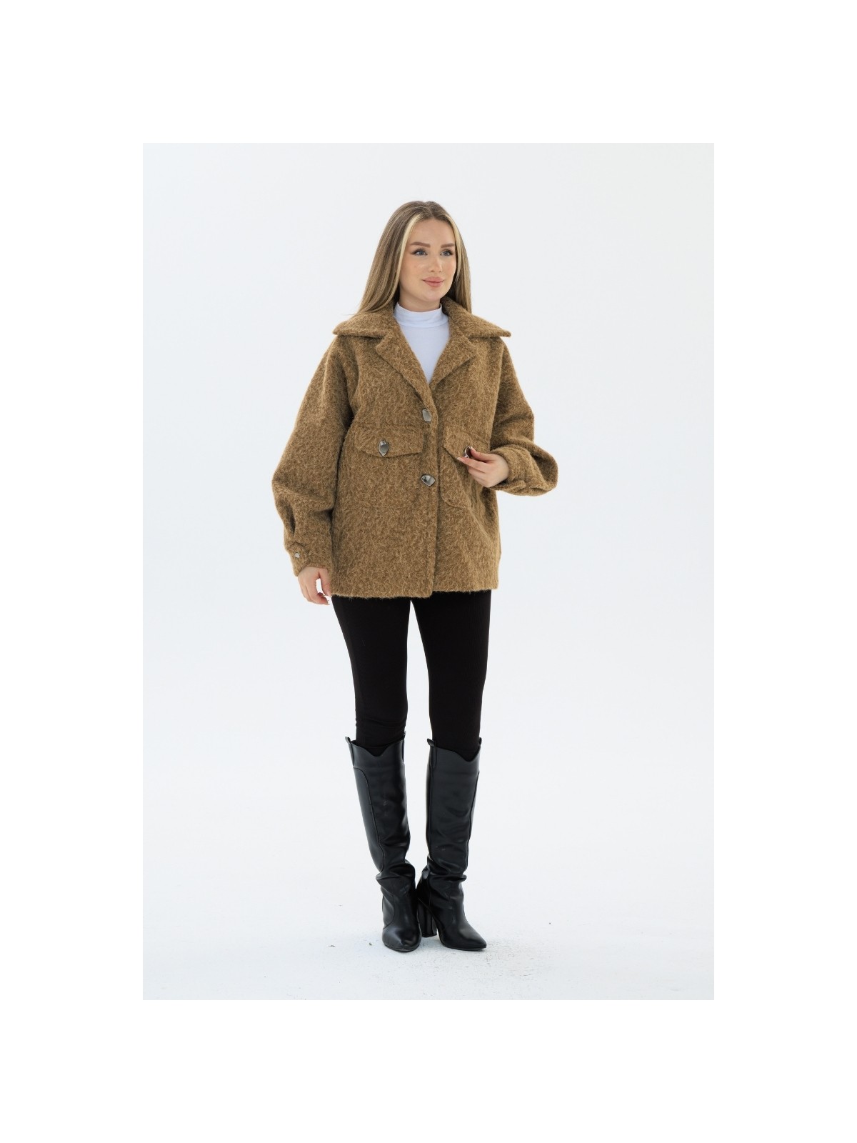 Kadeem Giyim Fox Kumaş Astarlı Daily Ceket – 7007