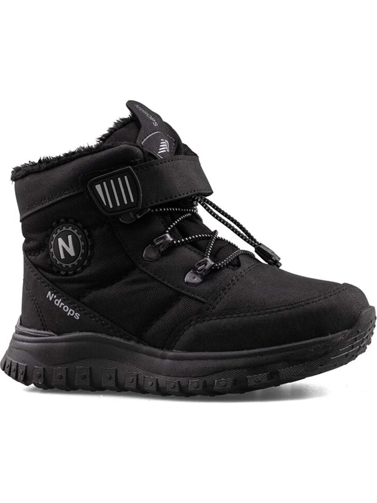 Ayakcity Içi Yünlü Su Geçirmez Soğuğa Dayanıklı Çocuk Bot - Kum - 28 - Görsel 5