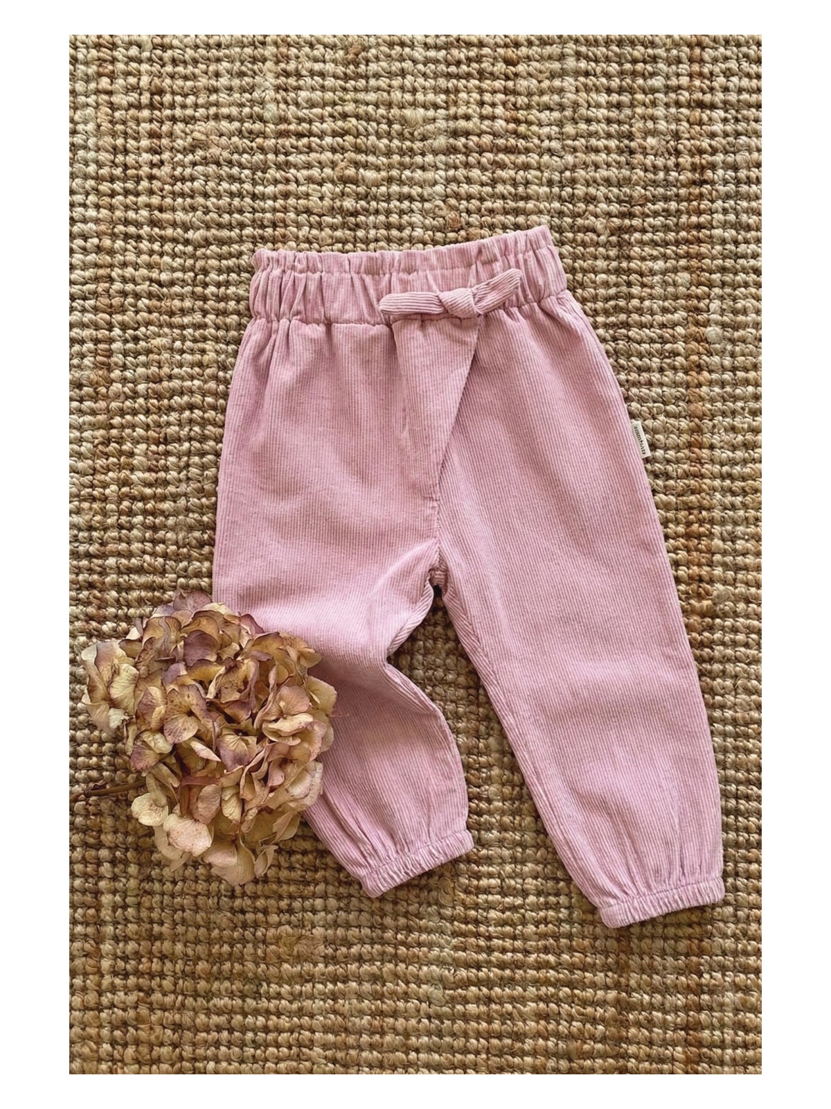 Cigit Kadife Bebe Şalvar Pantolon 0-3 Yaş Mercan - Görsel 3