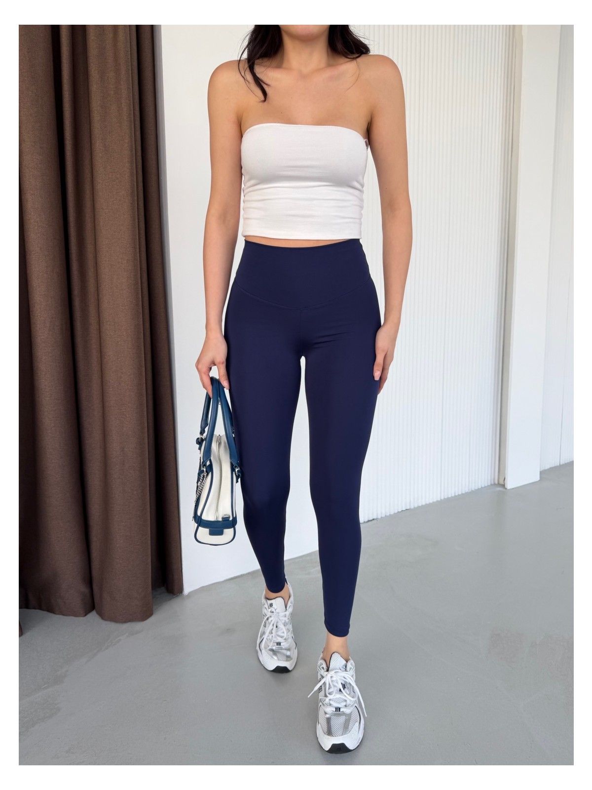 Sporza Sz 2012 Acı Kahve Tayt Yüksek Bel, Toparlayıcı ve Esnek - Görsel 5