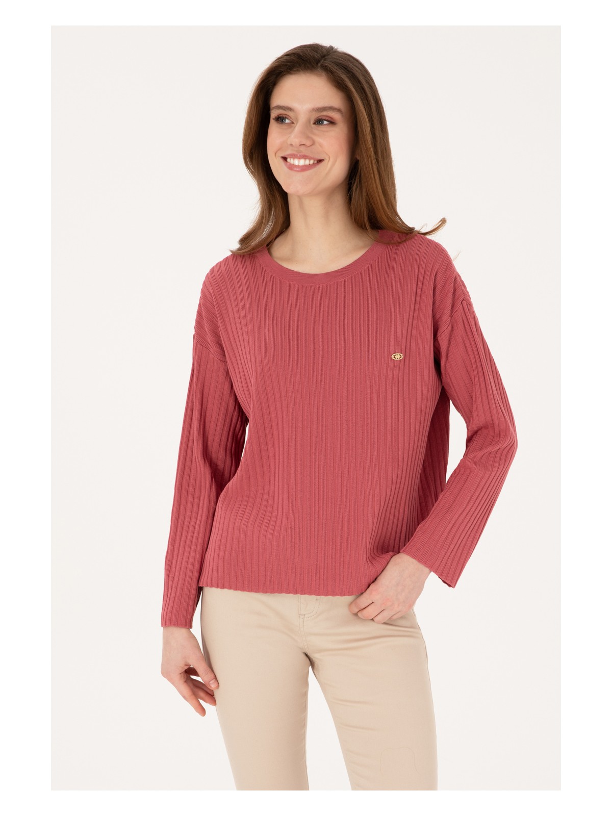 U.S. Polo Assn. U.s. Polo Assn. Kadın Koyu Pembe Kazak /triko 50314796-VR167