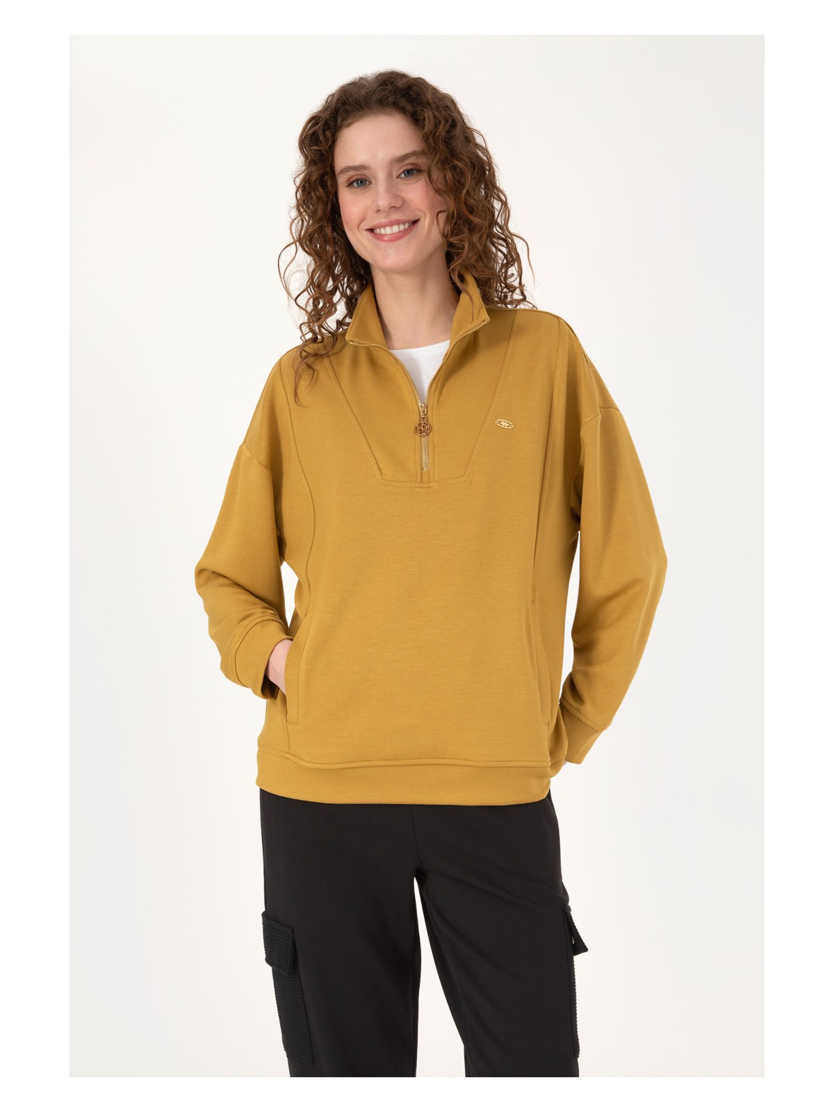 U.S. Polo Assn. U.s. Polo Assn. Kadın Sweatshirt 50314221-VR104 - Görsel 3