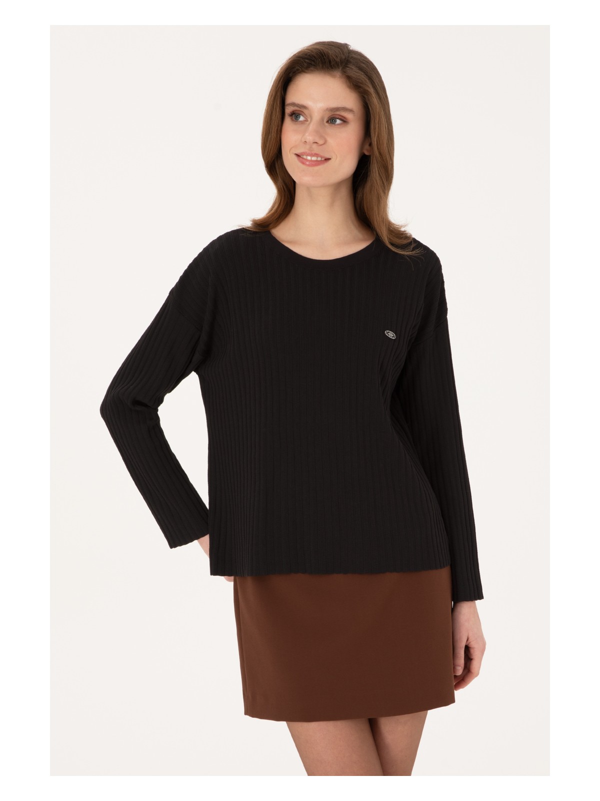 U.S. Polo Assn. U.s. Polo Assn. Kadın Koyu Pembe Kazak /triko 50314796-VR167 - Görsel 5