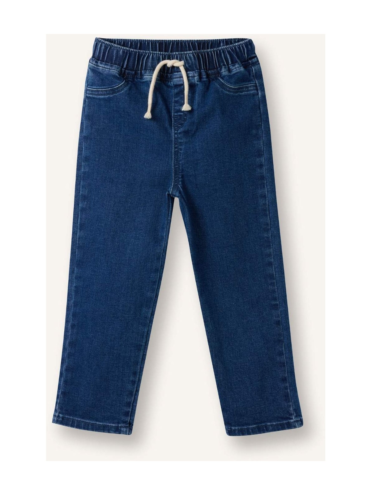 DeFacto Düz Paça Beli Lastikli Basic Düz Jean Pantolon Erkek Bebek B6733A526SP