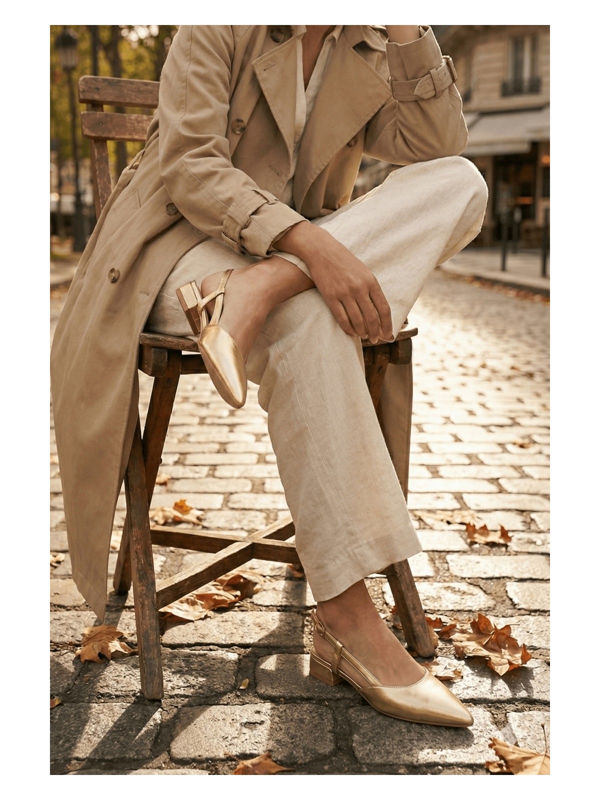 Divolya Felina Taba ( 3 cm Topuklu ) Sivri Burun Topuklu Ayakkabı - Görsel 9