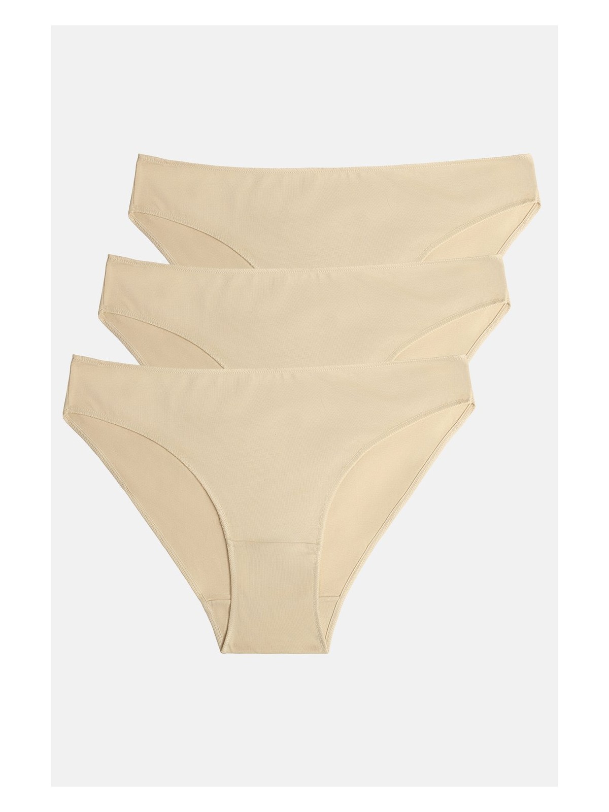 Suwen 3'lü Pamuklu Basic Normal Bel Slip Külot