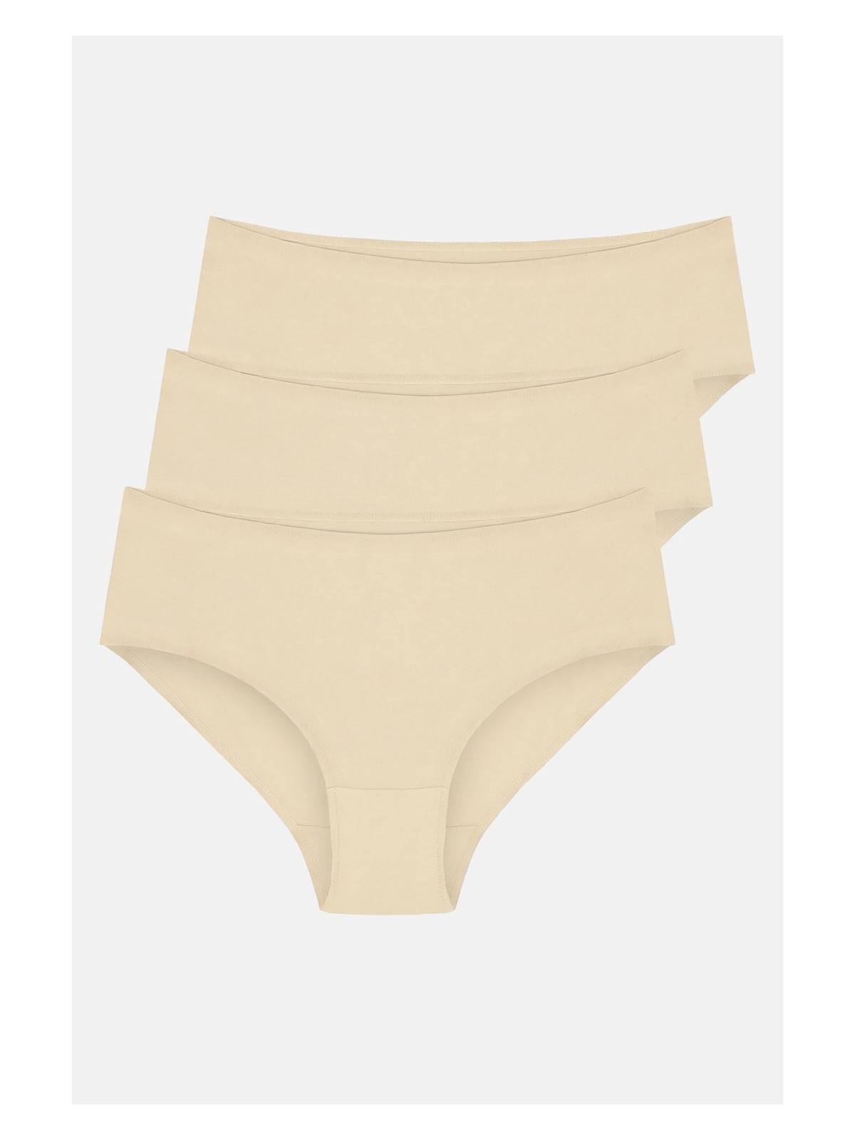 Suwen 3'lü Paket Yüksek Bel Slip Külot - Görsel 6