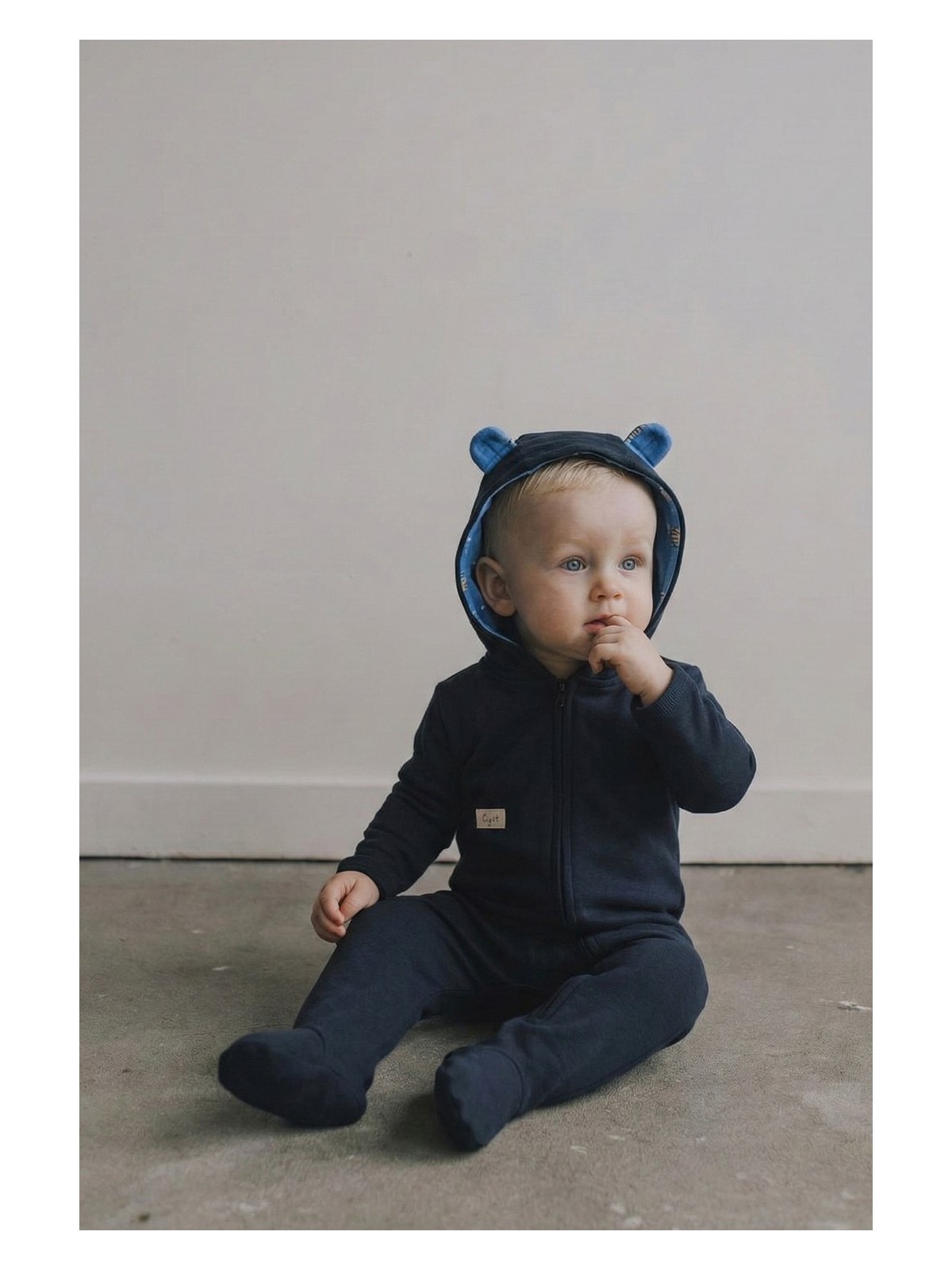 Cigit Fermuarlı Tulum 0-3 Yaş Antrasit