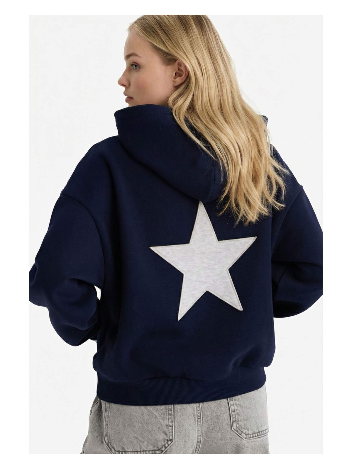 DeFacto Oversize Kapüşonlu Kalın Kumaş Sweatshirt G7628AX25CW