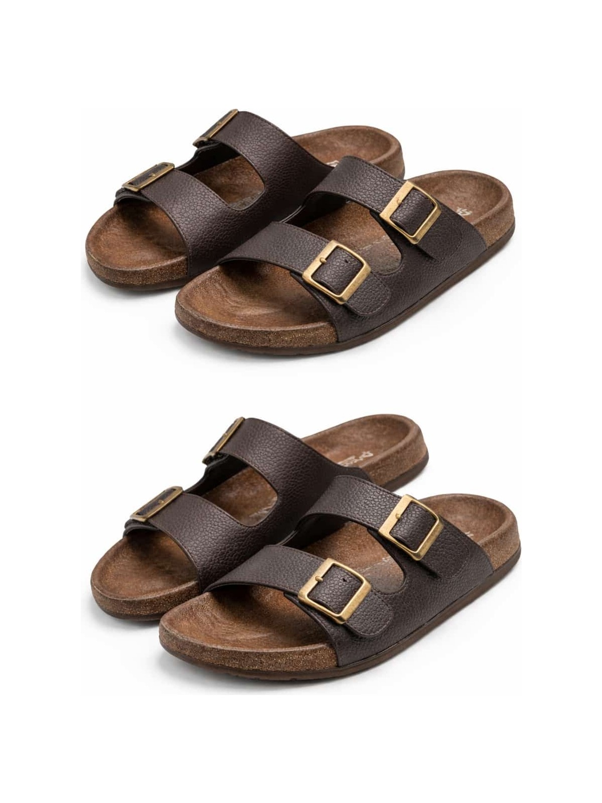 Madam Gold Yumuşak Deri Topuk Dikeni Önleyici Ortopedik Hafif Taban Erkek Terliği - Görsel 4