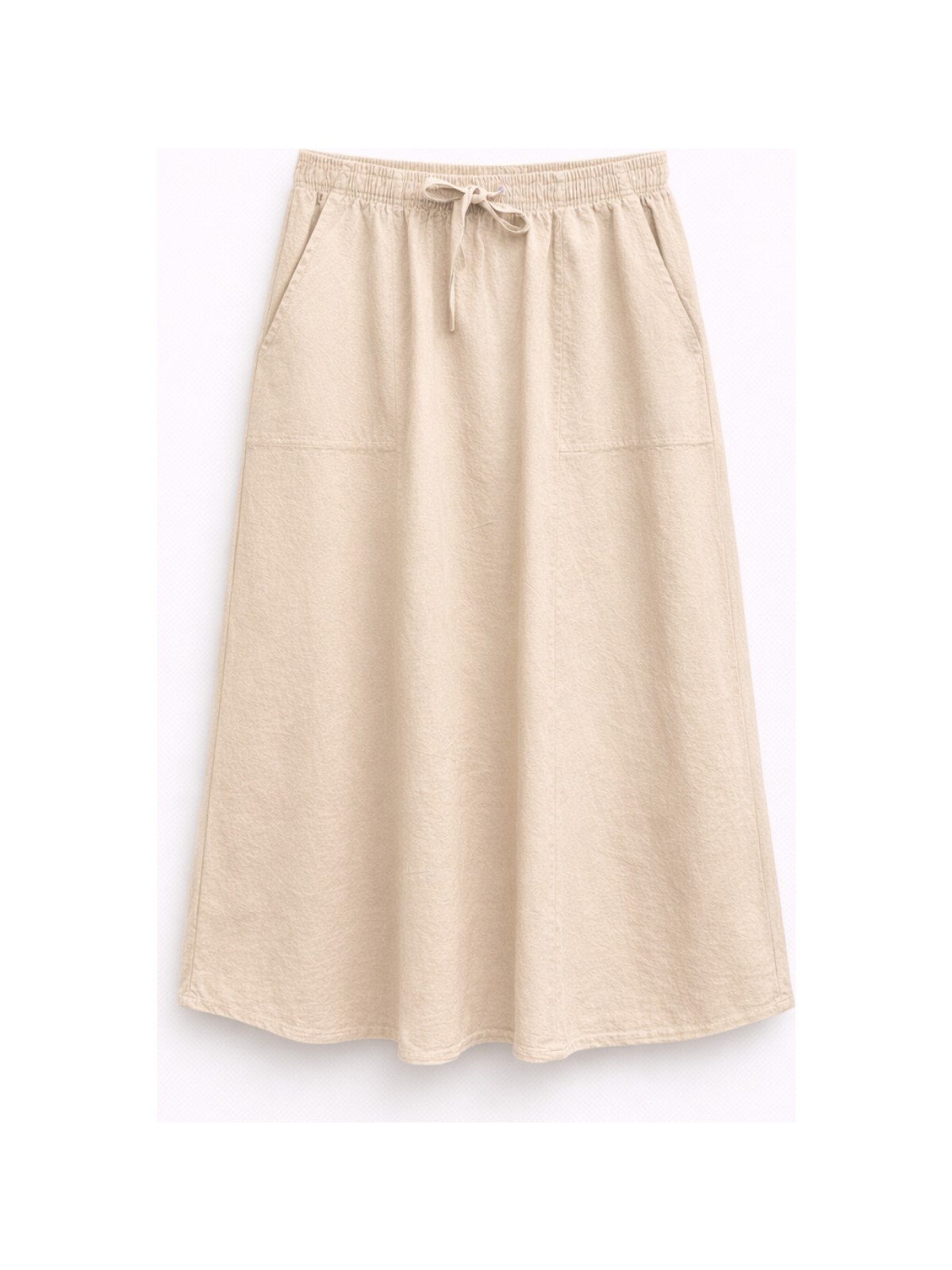 Mixray 4633 Kadın Yandan Cepli Parçalı Etek Taş